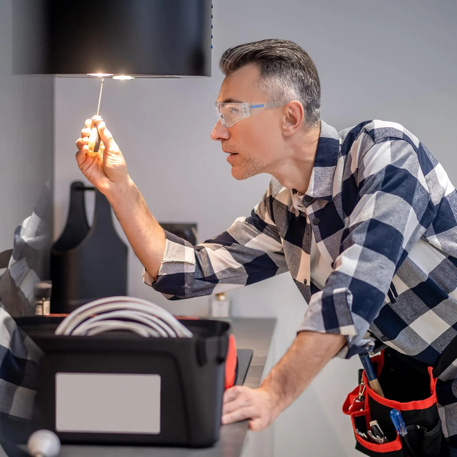 عینک ایمنی محافظ چشم جورستک، UV 400، بسته 12 عددی
