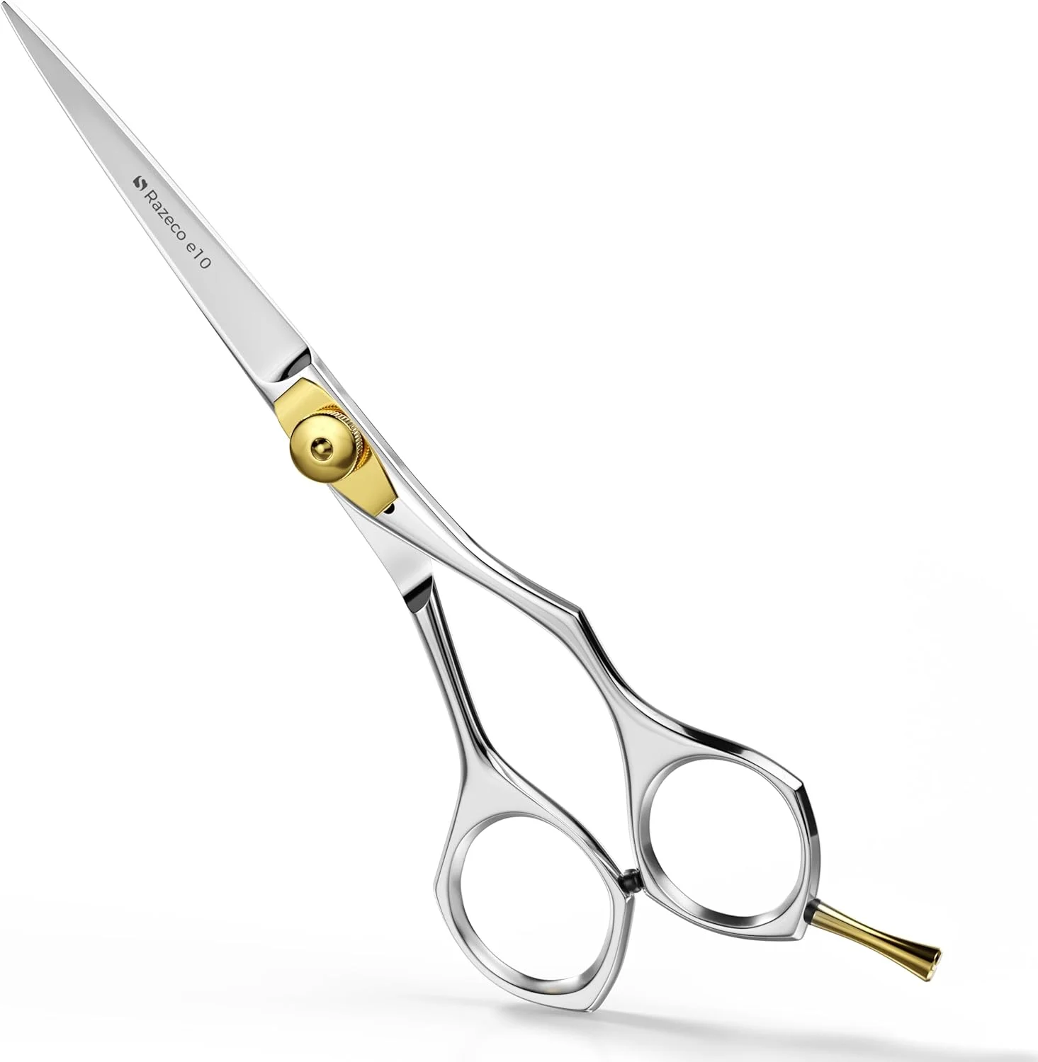قیچی آرایشگری استیل ضد زنگ سوورنا Razeco e10-6 اینچی با لبه تیغی دقیق. مناسب برای حالت دادن، مرتب کردن و کوتاه کردن مو. تیغه های بسیار تیز مناسب برای سالن ها و استفاده خانگی