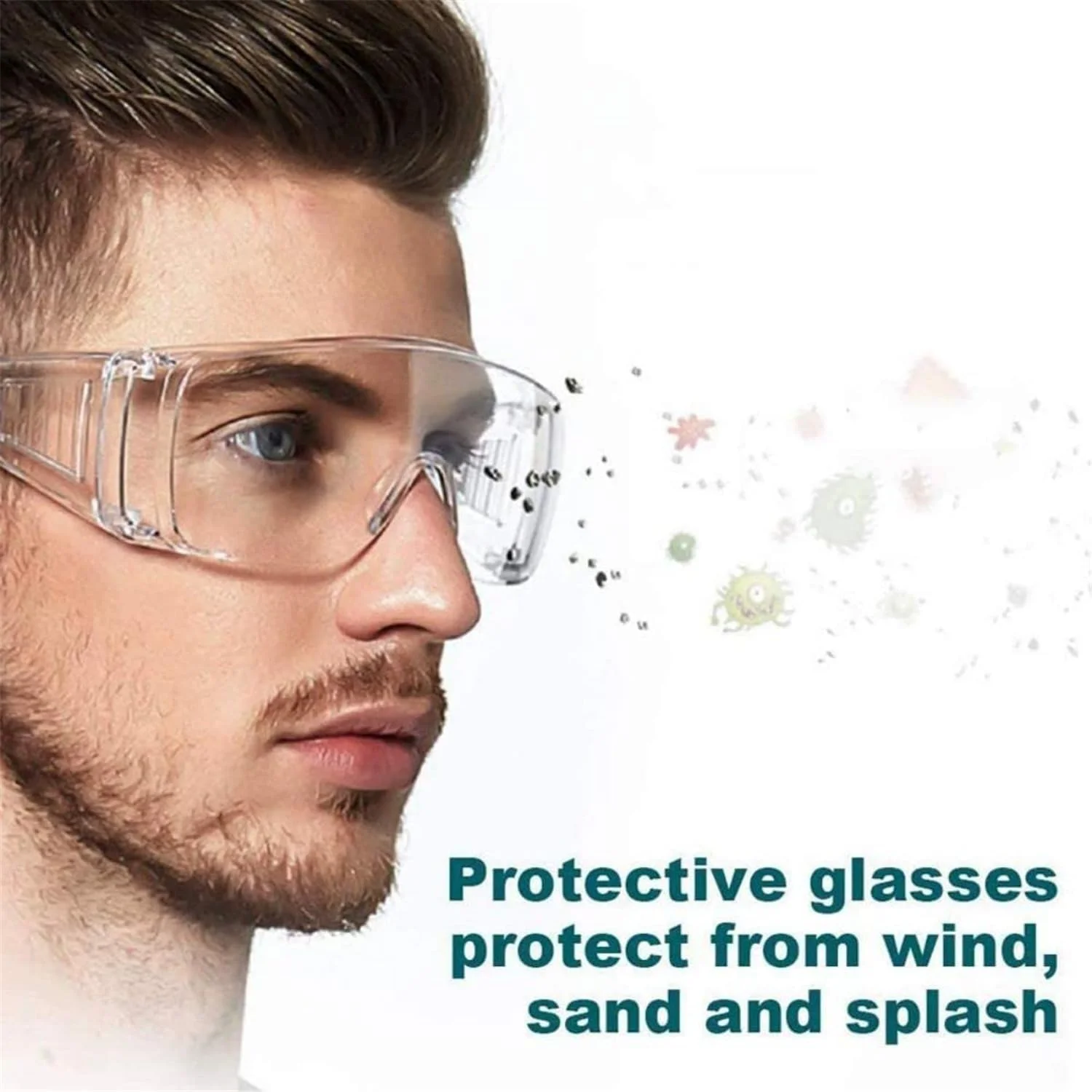 عینک ایمنی آزمایشگاهی Xspring Lab، بسته 4 عددی عینک ایمنی برای پرستاران، عینک ایمنی ضد مه، عینک محافظ، عینک ایمنی شفاف ضد باد برای ساخت و ساز، آزمایشگاه، کار در فضای باز عینک ایمنی آزمایشگاهی Xspring Lab، بسته 4 عددی عینک ایمنی برای پرستاران، عینک ایمنی ضد مه، عینک محافظ، عینک ایمنی شفاف ضد باد برای ساخت و ساز، آزمایشگاه، کار در فضای باز