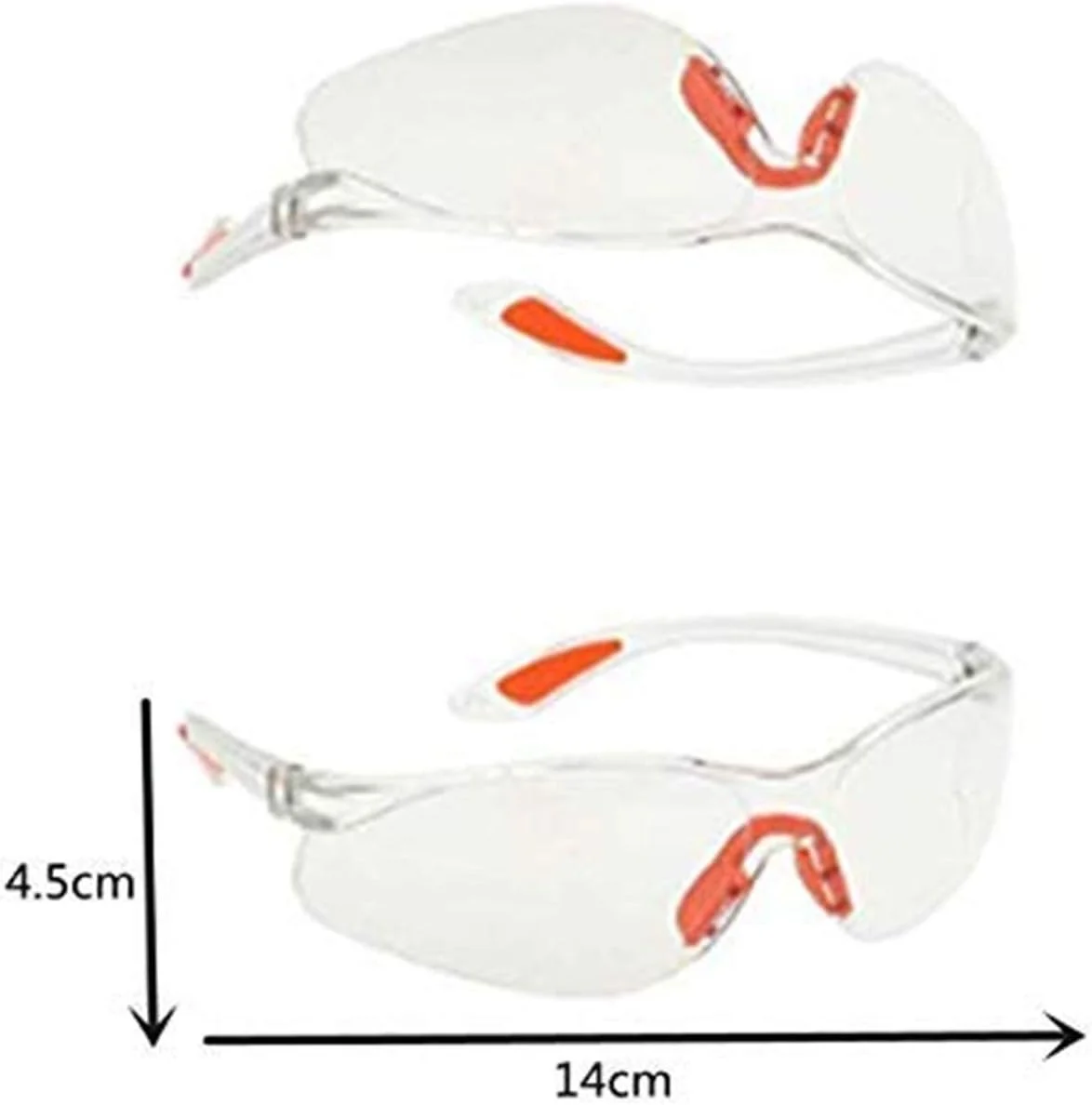 عینک ایمنی پلاستیکی شفاف YAAVAAW، بسته 10 عددی، با محافظ بینی و نوک لاستیکی دسته، مناسب کودکان برای بازی با تفنگ نرف/باغبانی/آزمایشگاه/مواد شیمیایی عینک ایمنی پلاستیکی شفاف YAAVAAW، بسته 10 عددی، با محافظ بینی و نوک لاستیکی دسته، مناسب کودکان برای بازی با تفنگ نرف/باغبانی/آزمایشگاه/مواد شیمیایی