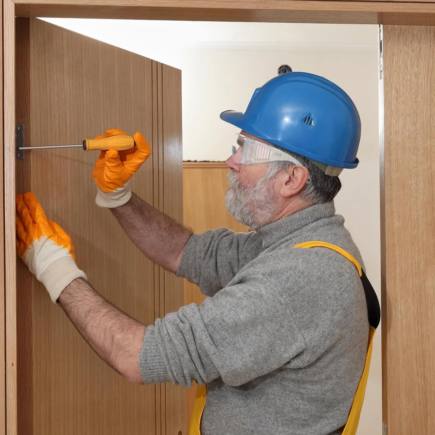 عینک ایمنی YHCG، 8 عدد، عینک محافظ، عینک ایمنی قابل استفاده روی عینک، عینک محافظ، عینک ایمنی ضد مه برای ساخت و ساز آزمایشگاهی فضای باز