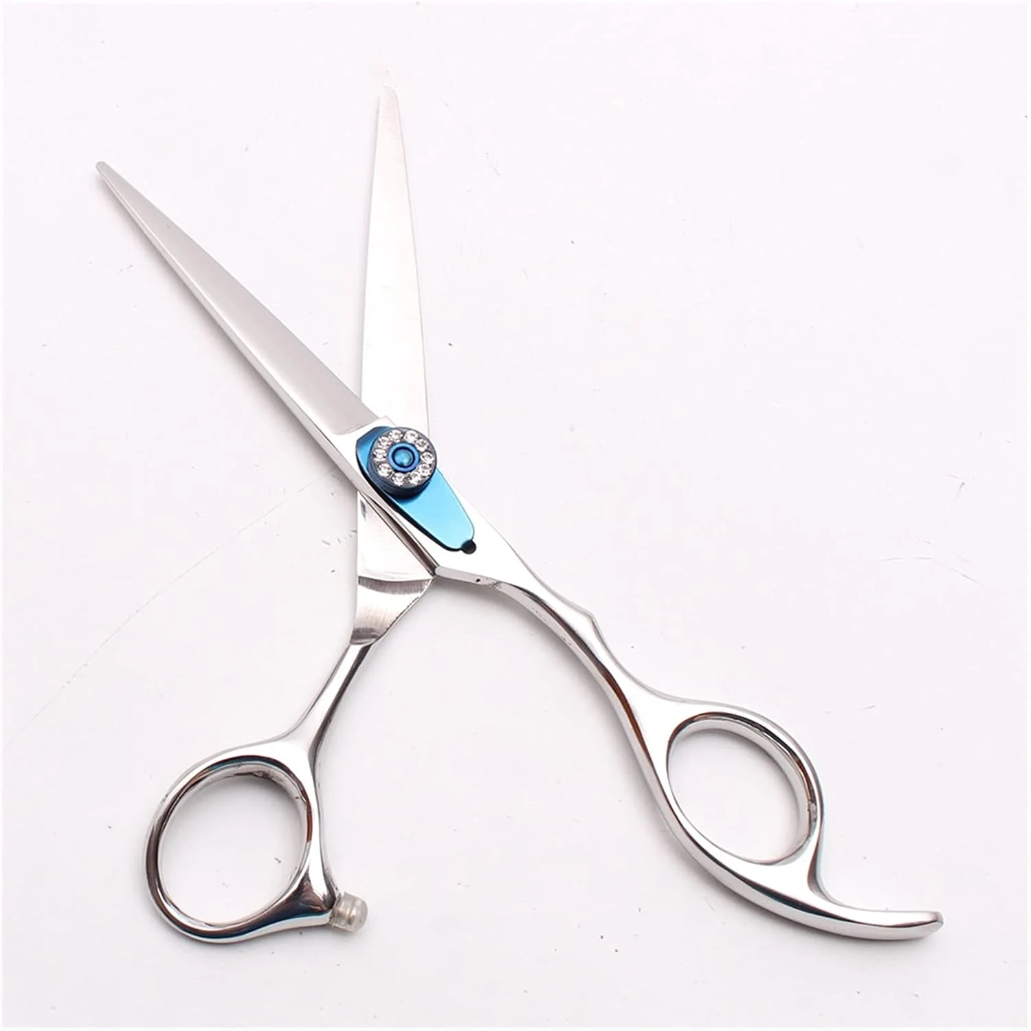 قیچی آرایشگری استیل 17.5 سانتی متری، قیچی آرایشگری حرفه ای، قیچی پیتاژ، ابزار حالت دهی مو (چند رنگ)