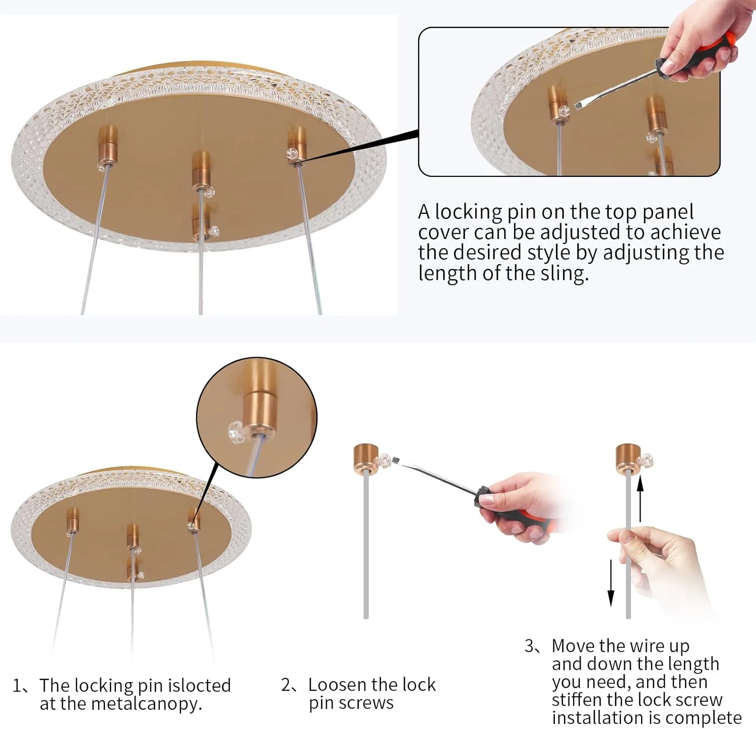 چراغ آویز مدرن LED یاتای، مشکی 48 وات، گرد، با ارتفاع قابل تنظیم و نورپردازی سه رنگی دیمرپذیر (3000K-6000K)، نصب نیمه فلاش برای اتاق غذاخوری، آشپزخانه و رستوران ها، 30 سانتی متر