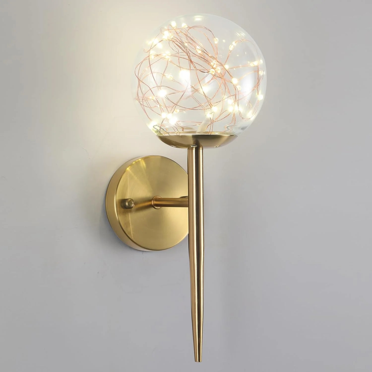 چراغ دیواری LED مدرن YATAI، چراغ دیواری اتاق خواب راهرو، چراغ دیواری کنار تخت با سایه شیشه ای، چراغ اتاق خواب نشیمن راهرو راه پله، 6 وات چراغ دیواری LED مدرن YATAI، چراغ دیواری اتاق خواب راهرو، چراغ دیواری کنار تخت با سایه شیشه ای، چراغ اتاق خواب نشیمن راهرو راه پله، 6 وات