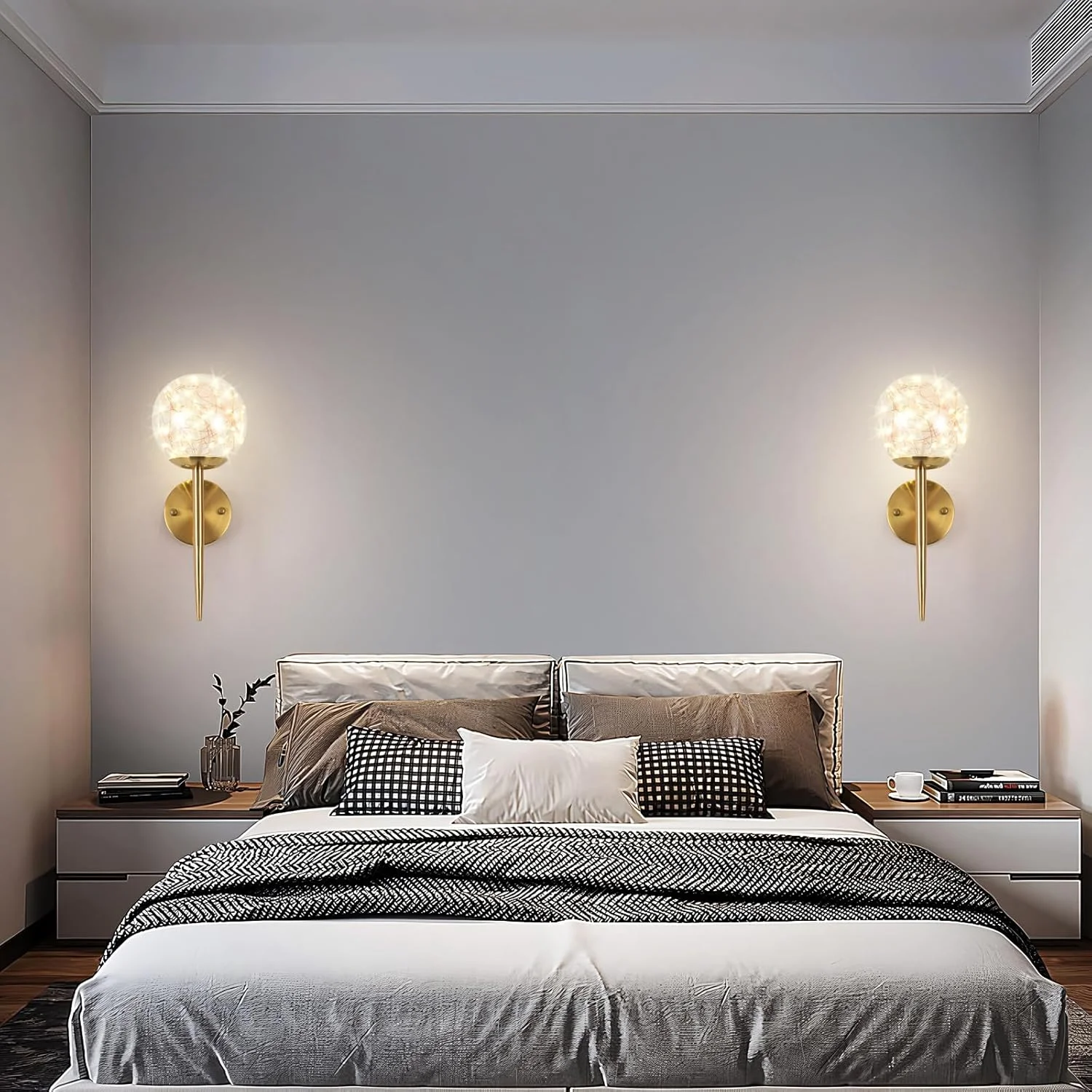 چراغ دیواری LED مدرن YATAI، چراغ دیواری اتاق خواب راهرو، چراغ دیواری کنار تخت با سایه شیشه ای، چراغ اتاق خواب نشیمن راهرو راه پله، 6 وات چراغ دیواری LED مدرن YATAI، چراغ دیواری اتاق خواب راهرو، چراغ دیواری کنار تخت با سایه شیشه ای، چراغ اتاق خواب نشیمن راهرو راه پله، 6 وات