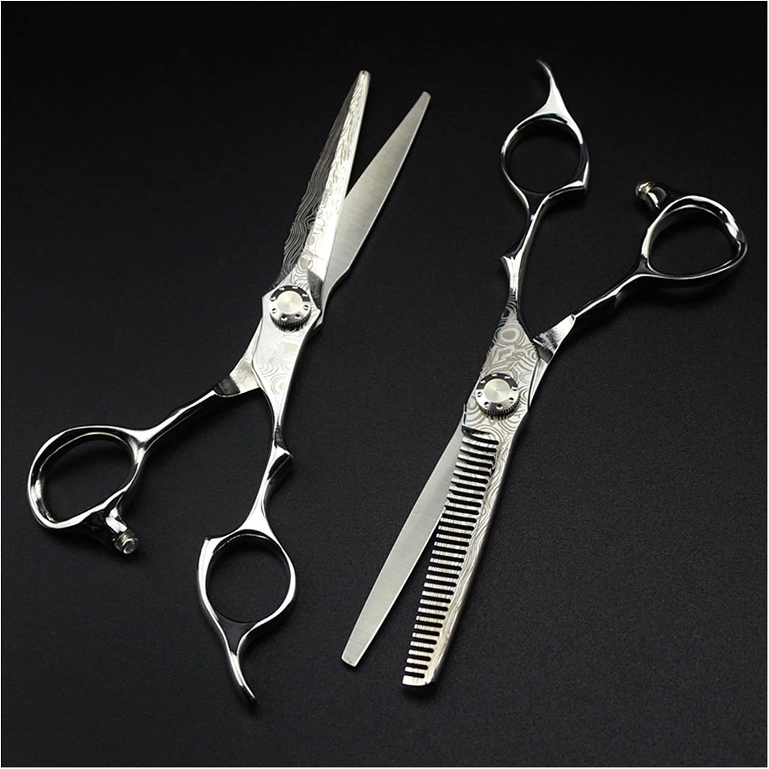 Shears For Hair Cutting 6 Inch Barber Scissors, Beauty Scissors, Hairdressing Scissors, Hair Salon, Thinning Scissors, Flat Scissors Hair Cutting Kit Set-B Shears For Hair Cutting 6 Inch Barber Scissors, Beauty Scissors, Hairdressing Scissors, Hair Salon, Thinning Scissors, Flat Scissors Hair Cutting Kit Set-B