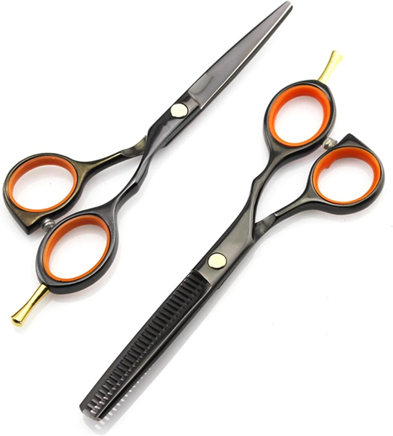 Shears For Hair Cutting 5.5 Inch Black Barber Scissors, Hairdressing Scissors, Hair Salon, Thinning Scissors, Beauty Flat Scissors Hair Cutting Kit Shears For Hair Cutting 5.5 Inch Black Barber Scissors, Hairdressing Scissors, Hair Salon, Thinning Scissors, Beauty Flat Scissors Hair Cutting Kit