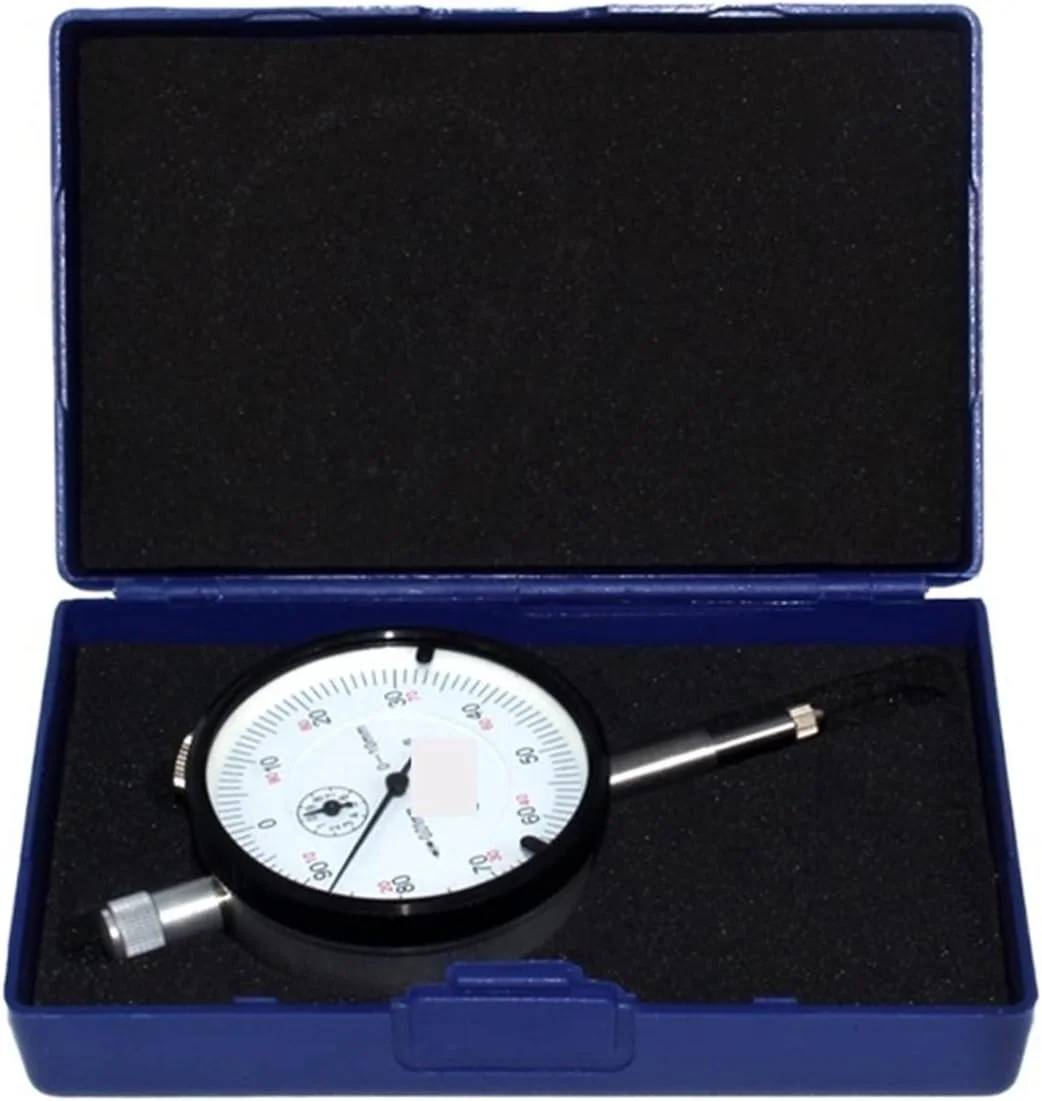 GZDZHP Dial Indicator Dial Indicator 0-10mm Precision 0.01mm Dial Indicators Gauge Meter Resolution Indicator Gauge Measure Instrument Tool (Color : CDWAS Dial Indicator, Size : Small)(Cdwas Black)