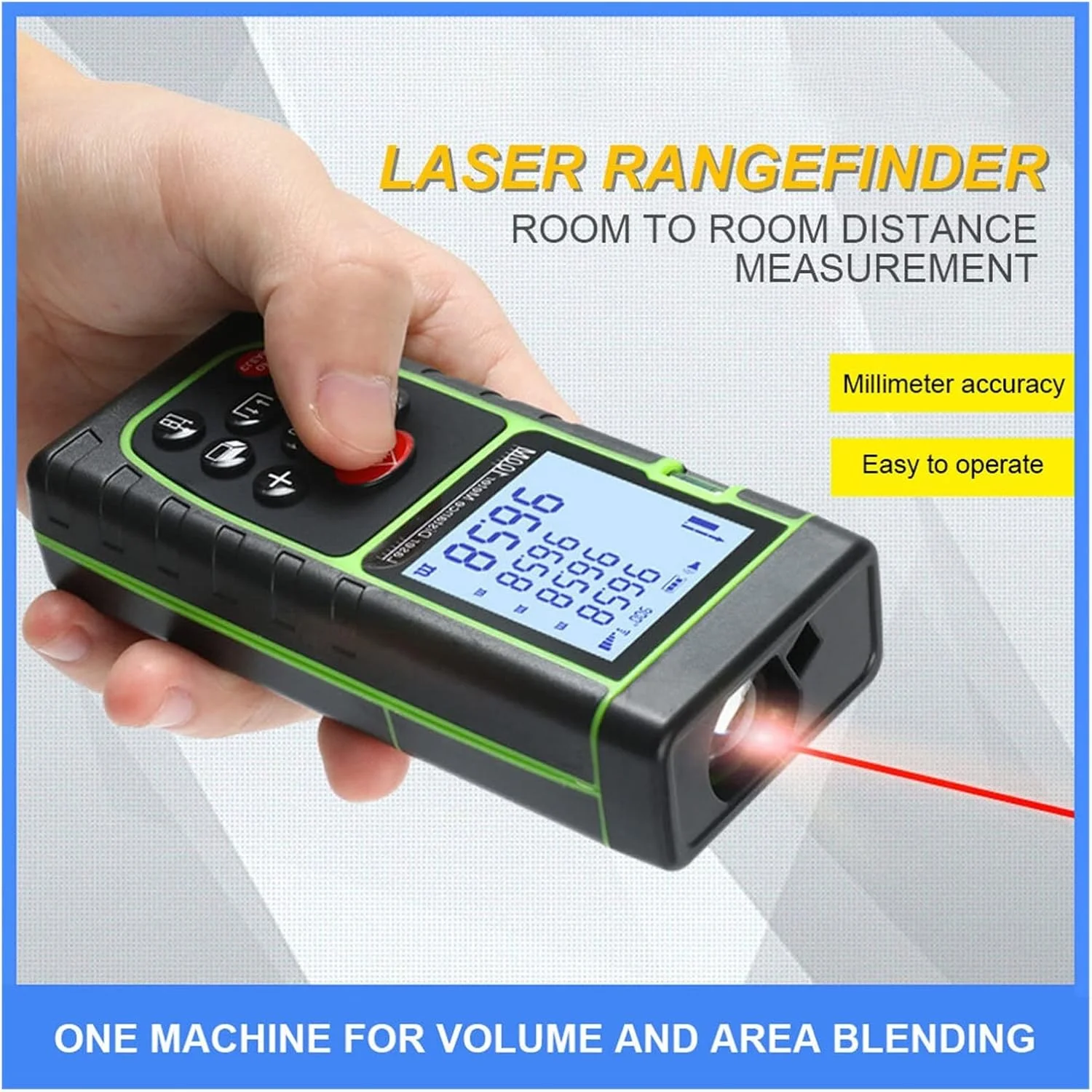 فاصله یاب GZDtdsd 40 متری دیجیتال با سنسور زاویه الکترونیکی، ابزار دقیق اندازه گیری با دقت بالا