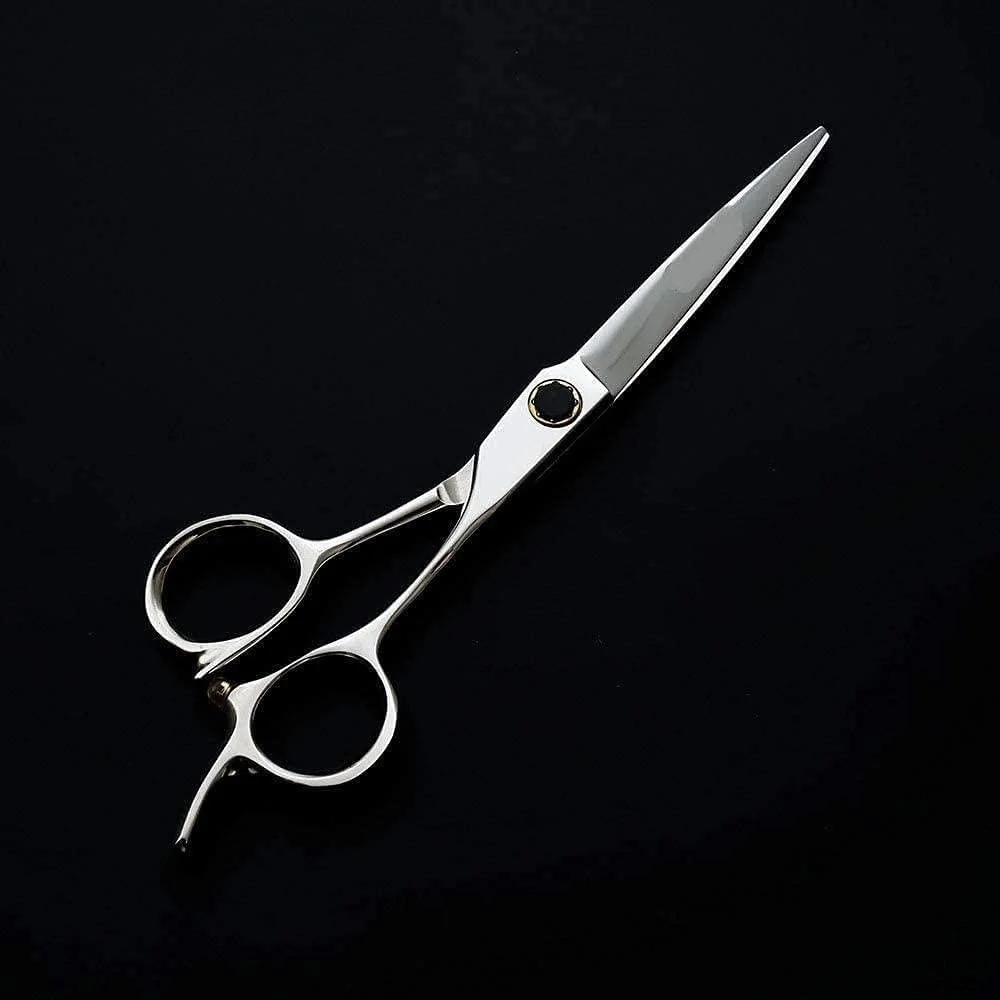 قیچی آرایشگری استیل ضد زنگ 6.0 اینچ، قیچی پیتاژ مو، بلبرینگ 440C، حرفه ای، نقره ای 6 اینچ قیچی آرایشگری استیل ضد زنگ 6.0 اینچ، قیچی پیتاژ مو، بلبرینگ 440C، حرفه ای، نقره ای 6 اینچ