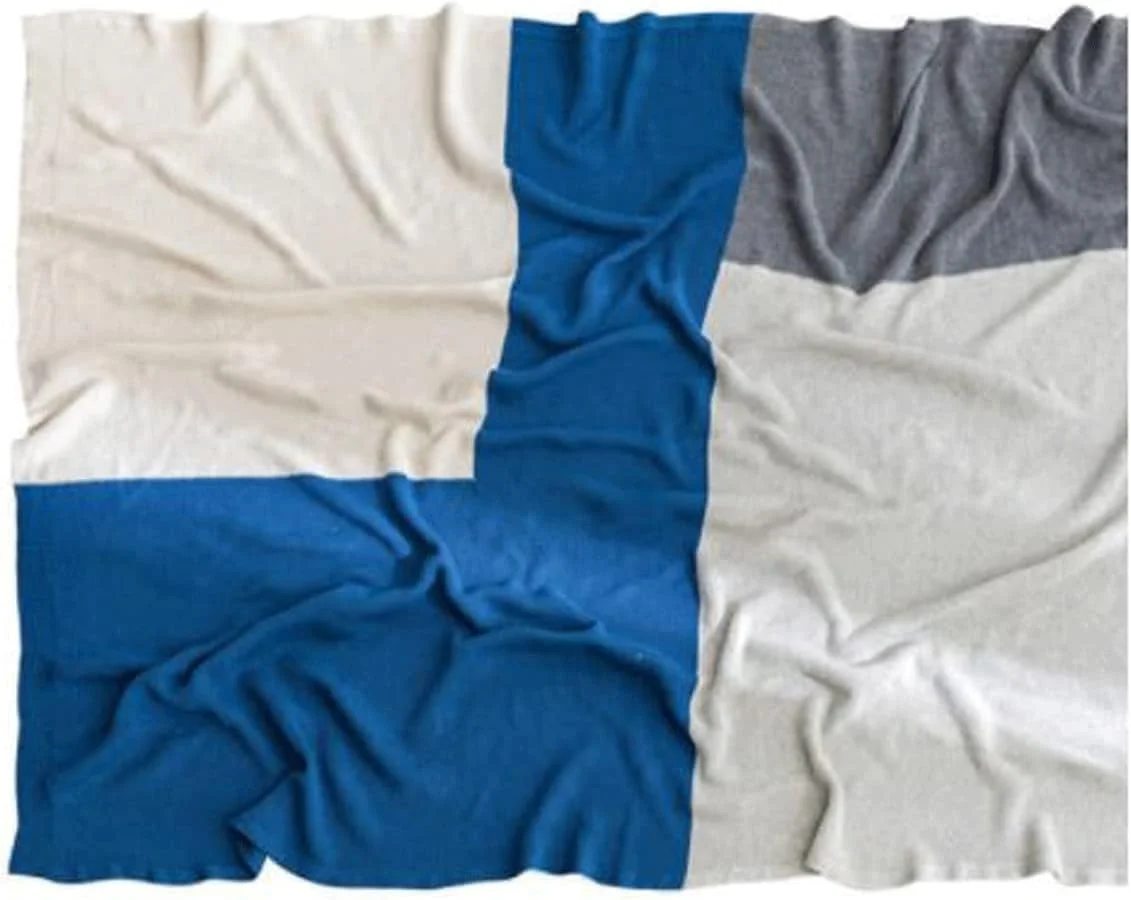 پتوهای طرح دار بافتنی رنگی WMGSDWB، پتوی تزئینی منزل، مبل، تخت خواب، پتوهای نرم و لطیف، پتو گرم مناسب چرت زدن در اداره (Hortel)