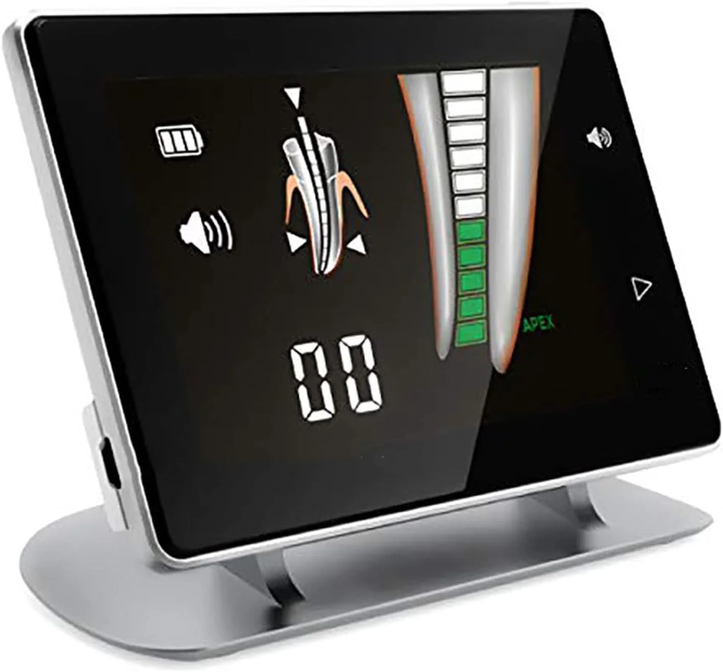 اپکس لوکیتور دندانپزشکی اندودنتیک، یابنده کانال ریشه با صفحه نمایش ال سی دی 4.5 اینچی، ابزار اندازه گیری اپیکال دندان با صفحه نمایش رنگی، مناسب برای آزمایشگاه های کلینیک دندانپزشکی اپکس لوکیتور دندانپزشکی اندودنتیک، یابنده کانال ریشه با صفحه نمایش ال سی دی 4.5 اینچی، ابزار اندازه گیری اپیکال دندان با صفحه نمایش رنگی، مناسب برای آزمایشگاه های کلینیک دندانپزشکی