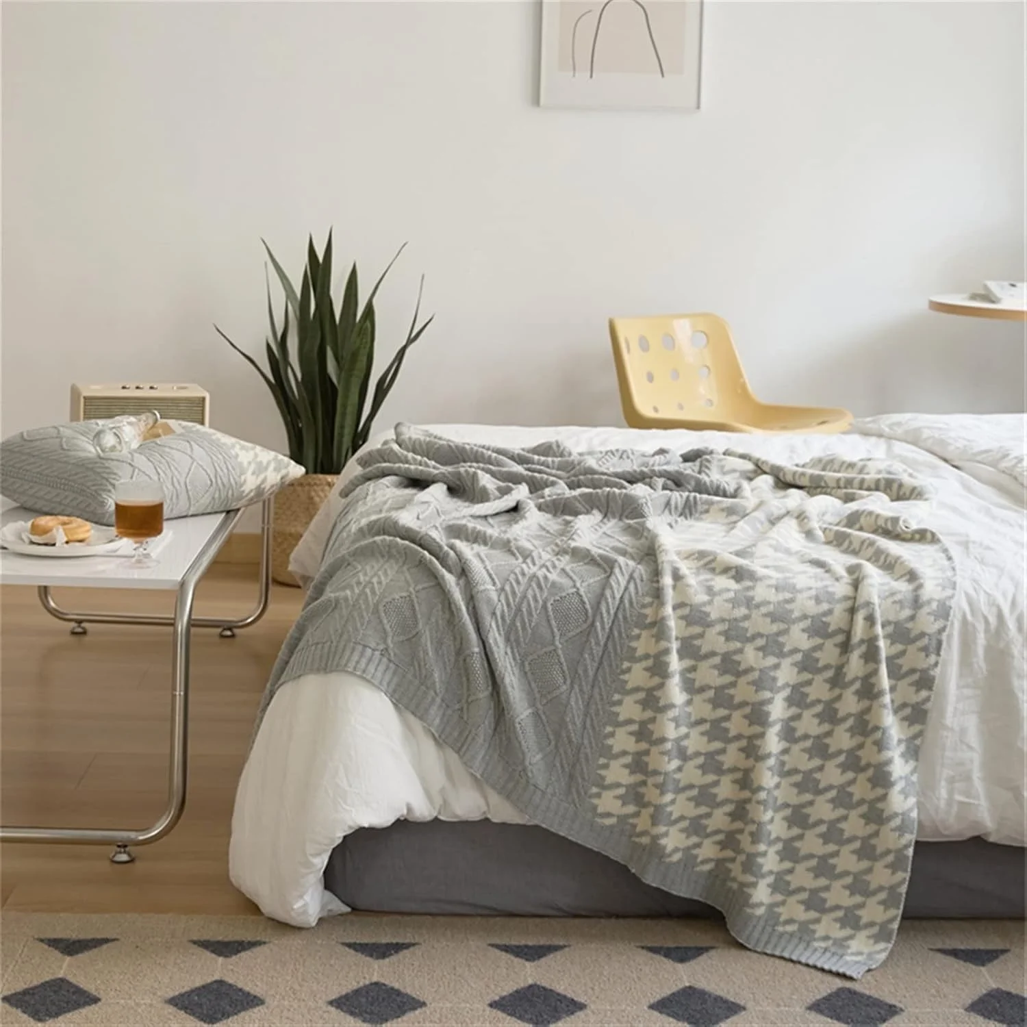 پتوهای تزئینی WMGSDWB، پتوی تزئینی برای مبل، تخت، صندلی، ماشین، طرح راه راه ظریف و بافت نرم و گرم (قهوه ای روشن) پتوهای تزئینی WMGSDWB، پتوی تزئینی برای مبل، تخت، صندلی، ماشین، طرح راه راه ظریف و بافت نرم و گرم (قهوه ای روشن)