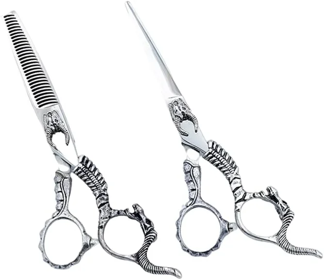 قیچی آرایشگری مو، 6 اینچ حرفه ای فولاد ضد زنگ ژاپنی 440C، ست قیچی آرایشگری و پیرایشگری قیچی آرایشگری مو، 6 اینچ حرفه ای فولاد ضد زنگ ژاپنی 440C، ست قیچی آرایشگری و پیرایشگری