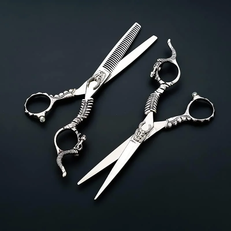 قیچی آرایشگری مو، 6 اینچ حرفه ای فولاد ضد زنگ ژاپنی 440C، ست قیچی آرایشگری و پیرایشگری قیچی آرایشگری مو، 6 اینچ حرفه ای فولاد ضد زنگ ژاپنی 440C، ست قیچی آرایشگری و پیرایشگری