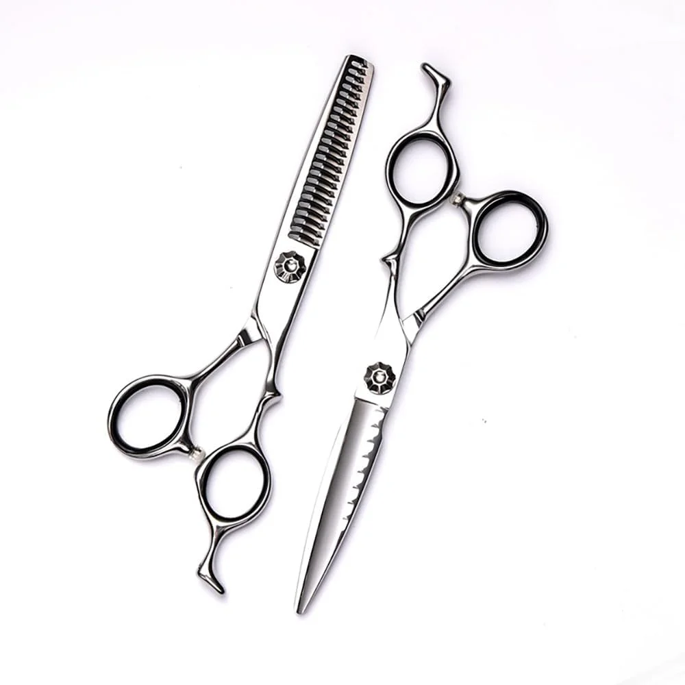 قیچی آرایشگری مو، قیچی آرایشگری حرفه ای 6 اینچی 440C CNC، قیچی دندانه دار آرایشگری حرفه ای، قیچی تخت، قیچی کم حجم کننده مو، مناسب برای آرایشگاه قیچی آرایشگری مو، قیچی آرایشگری حرفه ای 6 اینچی 440C CNC، قیچی دندانه دار آرایشگری حرفه ای، قیچی تخت، قیچی کم حجم کننده مو، مناسب برای آرایشگاه