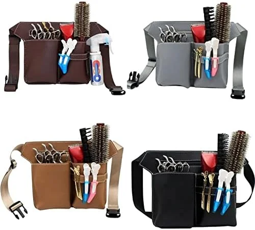کیف قیچی آرایشگری حرفه ای XYJPCC، کیف کمری ابزار آرایشگاه (رنگ: D)