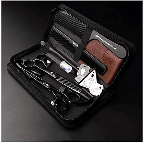 ست قیچی آرایشگری حرفه ای، قیچی های آرایشگری، قیچی های اصلاح و قیچی های پیتاژ، E، ست 6 اینچی ست قیچی آرایشگری حرفه ای، قیچی های آرایشگری، قیچی های اصلاح و قیچی های پیتاژ، E، ست 6 اینچی