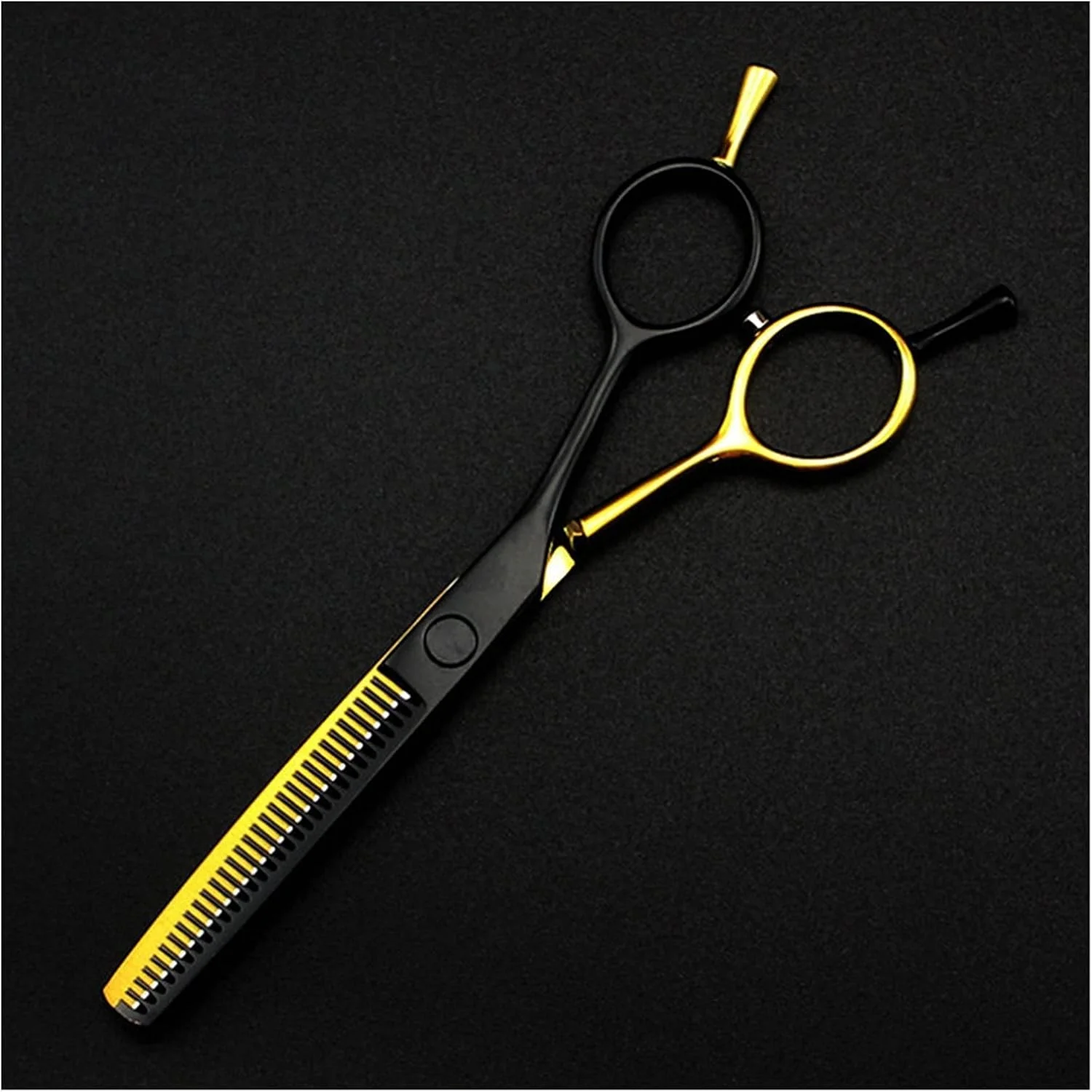 قیچی آرایشگری مو، 5.5 اینچ طلایی و مشکی، قیچی پیتاژ آرایشگری، آرایشگر، پیرایشگر، قیچی سلمانی قیچی آرایشگری مو، 5.5 اینچ طلایی و مشکی، قیچی پیتاژ آرایشگری، آرایشگر، پیرایشگر، قیچی سلمانی