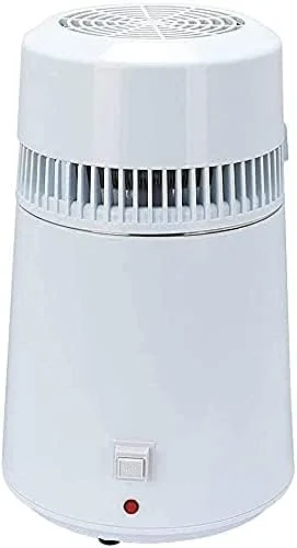 دستگاه تقطیر آب 4 لیتری WBJLG - دستگاه تقطیر آب خالص مناسب با مخزن داخلی و ذخیره آب استیل ضد زنگ برای خانواده آزمایشگاهی