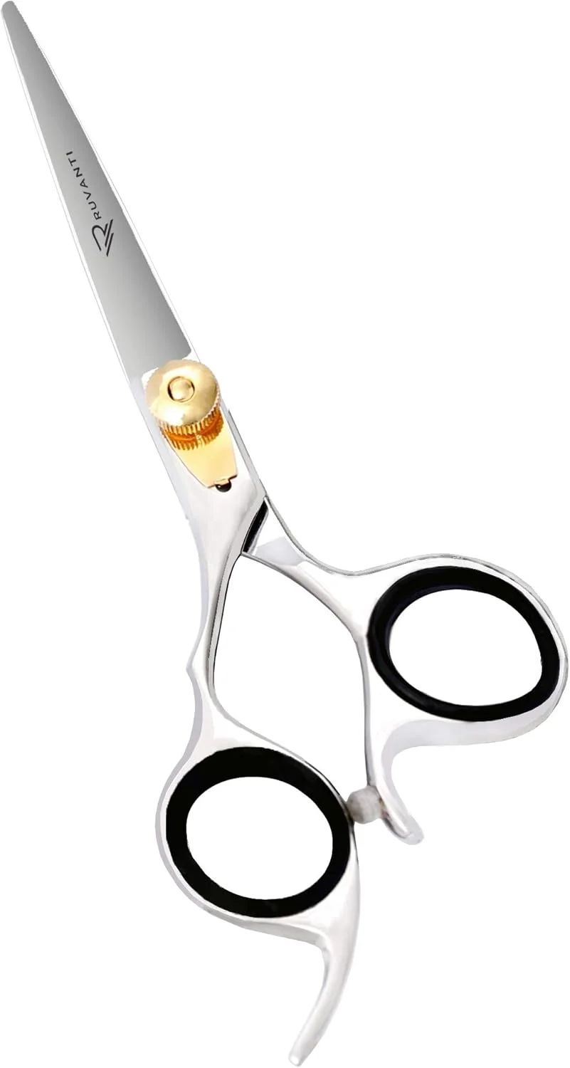 قیچی آرایشگری حرفه ای مخصوص دست چپ - قیچی آرایشگری برای دست چپ - 6.4 اینچ فولاد ضد زنگ سوپر کبالت ژاپنی مخصوص دست چپ - قیچی مو دست ساز چپ دست با پیچ تنظیم. قیچی آرایشگری حرفه ای مخصوص دست چپ - قیچی آرایشگری برای دست چپ - 6.4 اینچ فولاد ضد زنگ سوپر کبالت ژاپنی مخصوص دست چپ - قیچی مو دست ساز چپ دست با پیچ تنظیم.