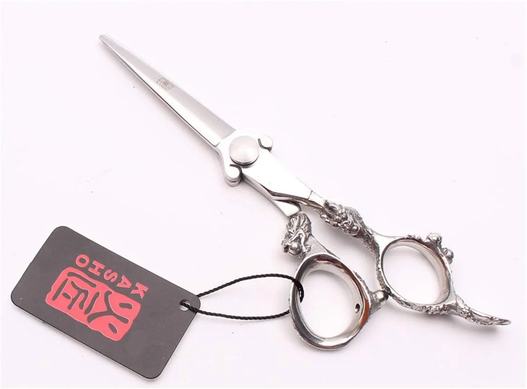 ست قیچی آرایشگری حرفه ای نقره ای 6.0 اینچی، قیچی های بافت دهنده و نازک کننده مو با کیفیت بالا، فولاد 440C، مناسب برای آرایشگران راست دست، لوازم پیرایش مو برای منزل و سالن (پیچ نقره ای) ست قیچی آرایشگری حرفه ای نقره ای 6.0 اینچی، قیچی های بافت دهنده و نازک کننده مو با کیفیت بالا، فولاد 440C، مناسب برای آرایشگران راست دست، لوازم پیرایش مو برای منزل و سالن (پیچ نقره ای)