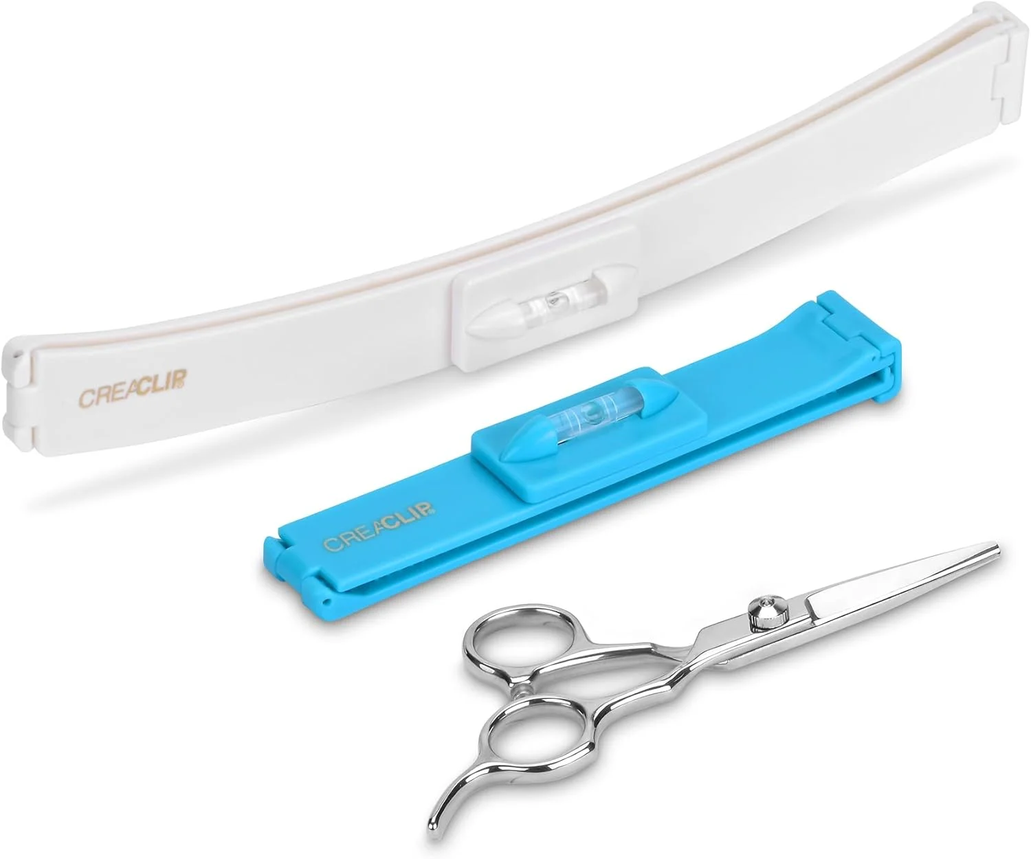 مجموعه اصلی CreaClip و قیچی - همانطور که در Shark Tank دیده شد - ابزار حرفه ای برای کوتاه کردن مو در خانه، کیت حالت دهی مو DIY برای لایه ها، چتری، مدل باب، مرتب کردن و از بین بردن موخوره، قیچی های حرفه ای آرایشگری