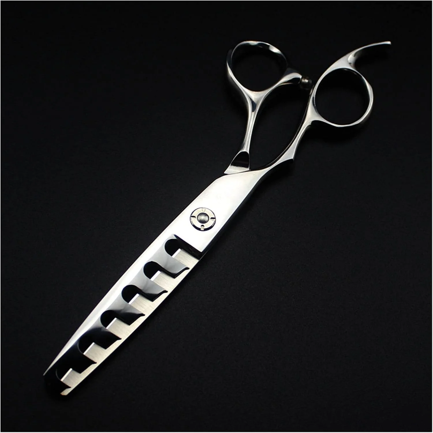 قیچی آرایشگری 6 اینچی چپ دست، قیچی آرایشگری 6/14/30 دندانه، قیچی پیتاژ مو، قیچی آرایشگر، قیچی اصلاح مو (6 دندانه)