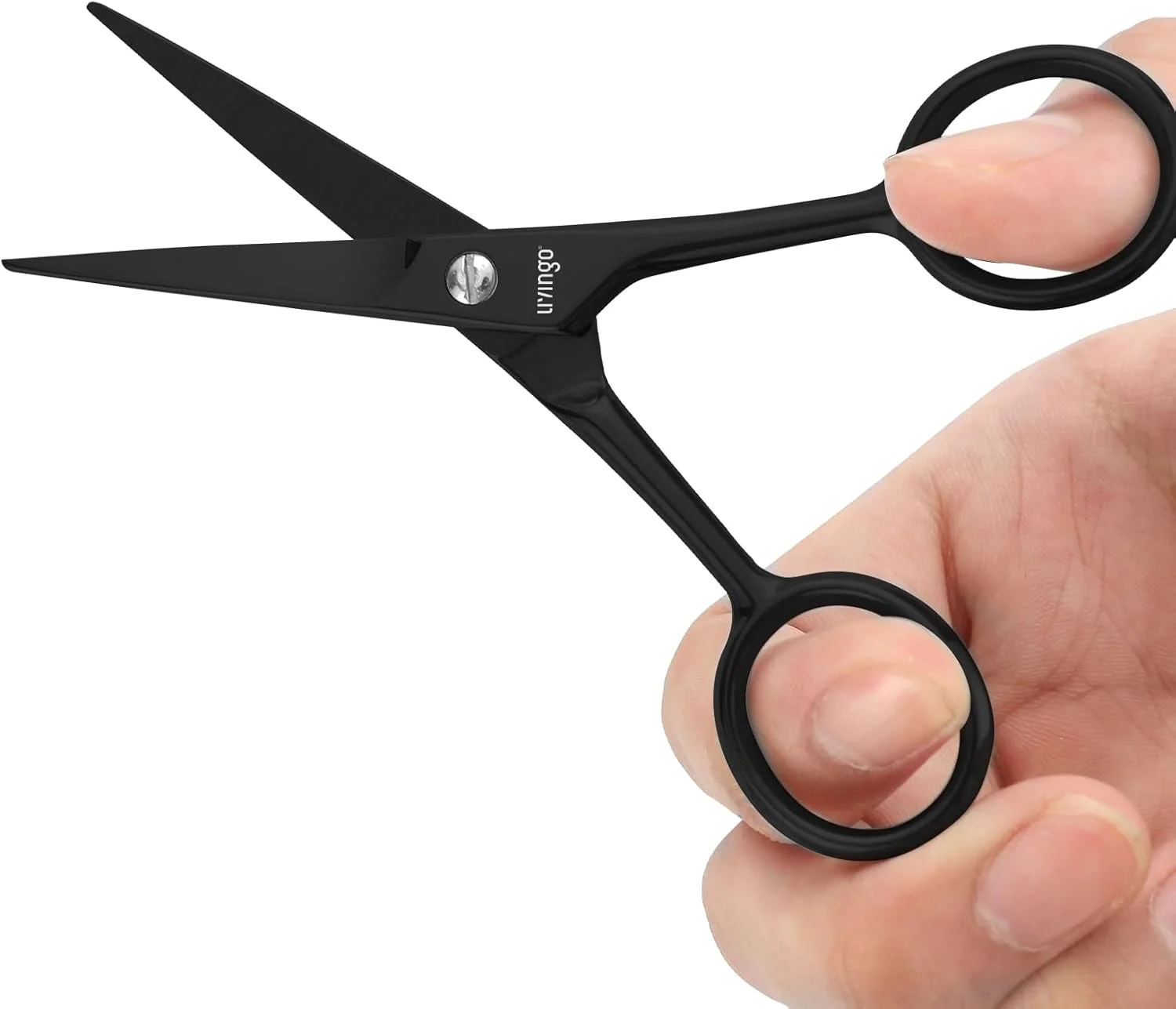 قیچی حرفه ای 4.5 اینچی ریش و سبیل LIVINGO، استیل ضد زنگ تیز کوچک 3.75 اینچی با نوک گرد ایمن، قیچی آرایشی ابرو و موی بینی صورت برای مردان، به همراه شانه کوچک و کیف چرمی قیچی حرفه ای 4.5 اینچی ریش و سبیل LIVINGO، استیل ضد زنگ تیز کوچک 3.75 اینچی با نوک گرد ایمن، قیچی آرایشی ابرو و موی بینی صورت برای مردان، به همراه شانه کوچک و کیف چرمی