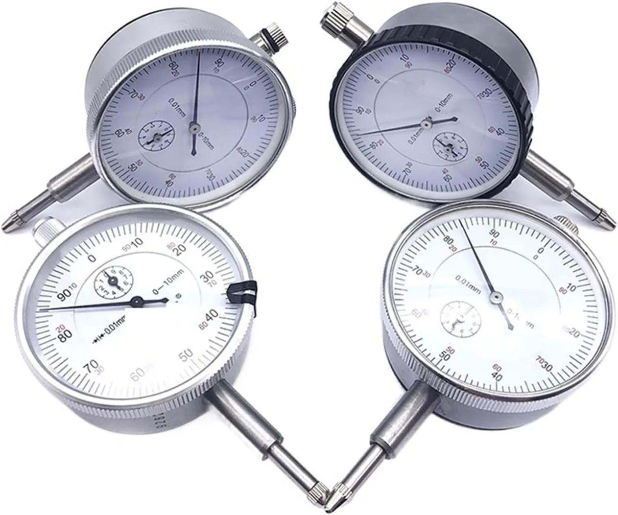 گیج نشانگر شماره ای 0-10 میلی متر، دقت 0.01 میلی متر، ابزار اندازه گیری، ابزار اندازه گیری دقیق (مشکی CDWAS)