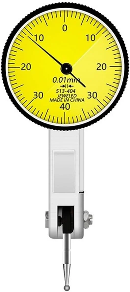 گیج عقربه ای، ابزار اندازه گیری 0-40 میلی متر با دقت 0.01 میلی متر به همراه اسلات دم چلچله ای، مناسب برای سه بعدی، تنظیمات آزمایشگاهی