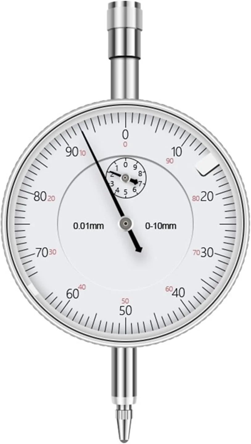 گیج عقربه ای، گیج عقربه ای الکتریکی 0-10 میلی متر ابزار اندازه گیری دقت 0.01 میلی متر فلزی برای ابزارهای دقیق نجاری برای سه بعدی، تنظیمات آزمایشگاهی