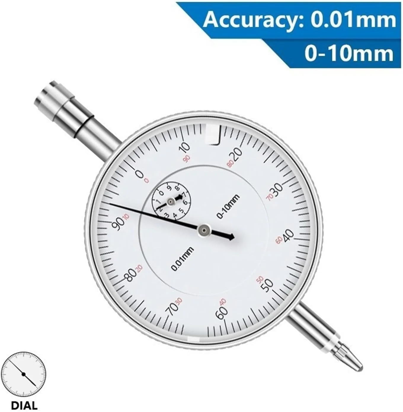 گیج عقربه ای، گیج عقربه ای الکتریکی 0-10 میلی متر ابزار اندازه گیری دقت 0.01 میلی متر فلزی برای ابزارهای دقیق نجاری برای سه بعدی، تنظیمات آزمایشگاهی گیج عقربه ای، گیج عقربه ای الکتریکی 0-10 میلی متر ابزار اندازه گیری دقت 0.01 میلی متر فلزی برای ابزارهای دقیق نجاری برای سه بعدی، تنظیمات آزمایشگاهی