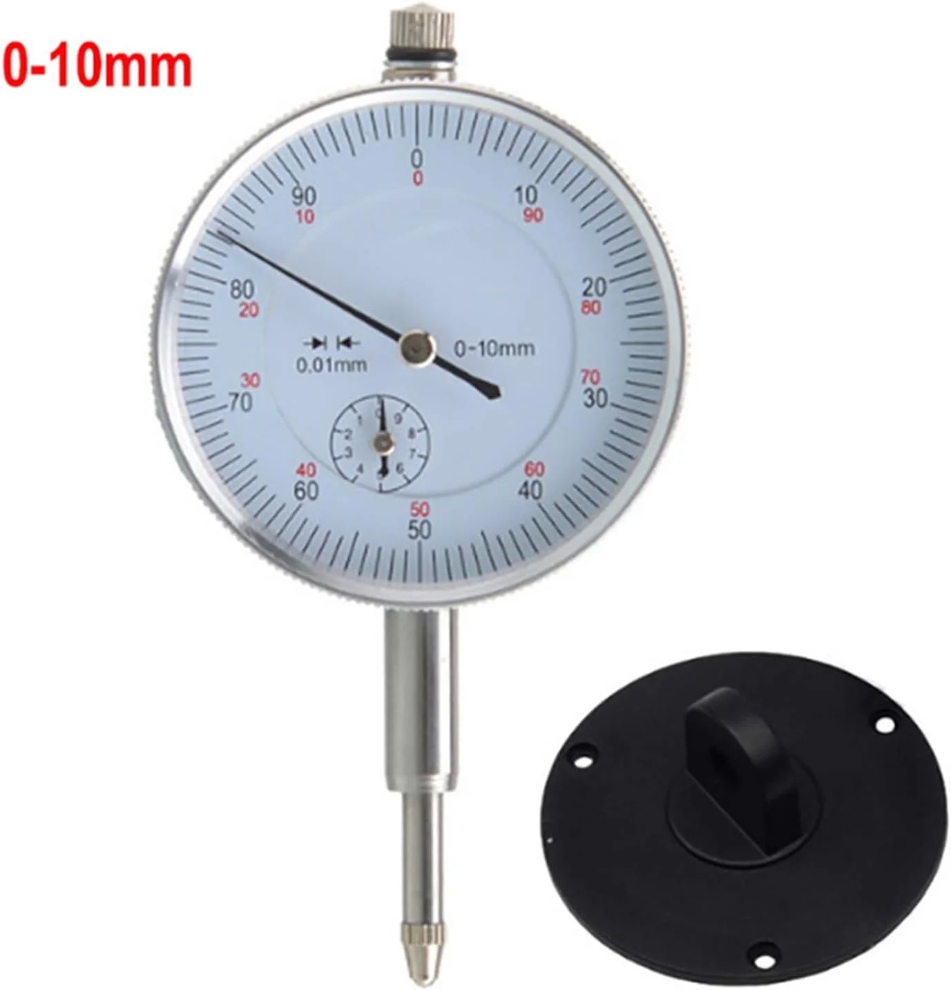 گیج عقربه ای، ابزار دقیق 0-10 میلی متر، ابزار اندازه گیری تست دقیق، میکرومتر گیج عقربه ای برای سه بعدی، تنظیمات آزمایشگاهی