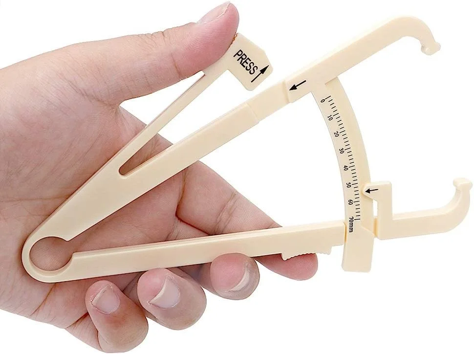 کولیس تاشو CROKAI، کولیس 0-70 میلی متر، ابزار تجزیه و تحلیل، لوازم جانبی تناسب اندام، ابزار اندازه گیری شخصی، تستر چربی بدن پلاستیکی، تستر چربی بدن، چربی