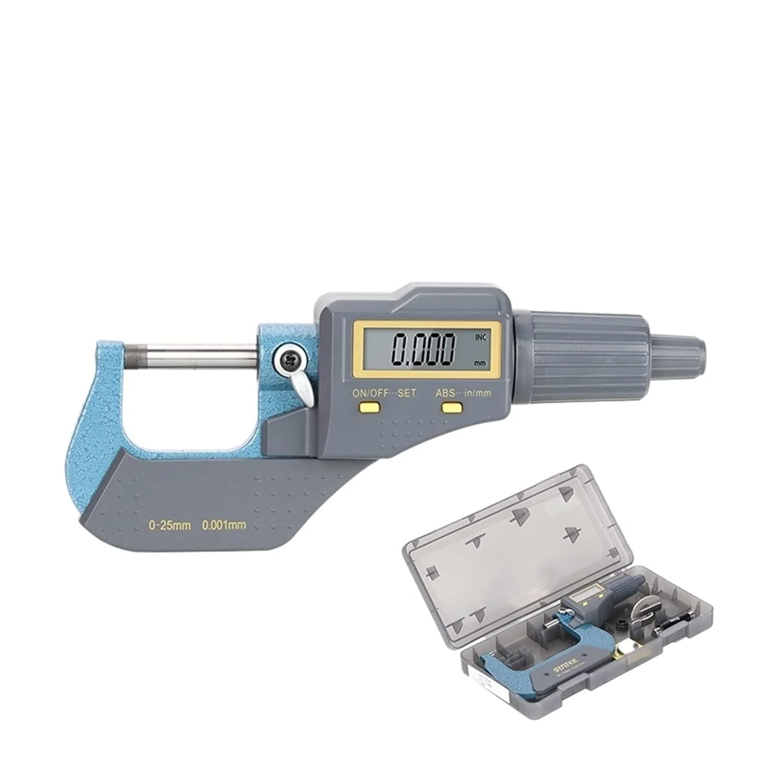 CENAP Caliper Electronic Outside Micrometer 0-25mm 25-50mm 50-75mm 75-100mm 0.001mm Measuring Instruments Tool Digital Caliper (Color : 0-25mm, Size : S) CENAP Caliper Electronic Outside Micrometer 0-25mm 25-50mm 50-75mm 75-100mm 0.001mm Measuring Instruments Tool Digital Caliper (Color : 0-25mm, Size : S)