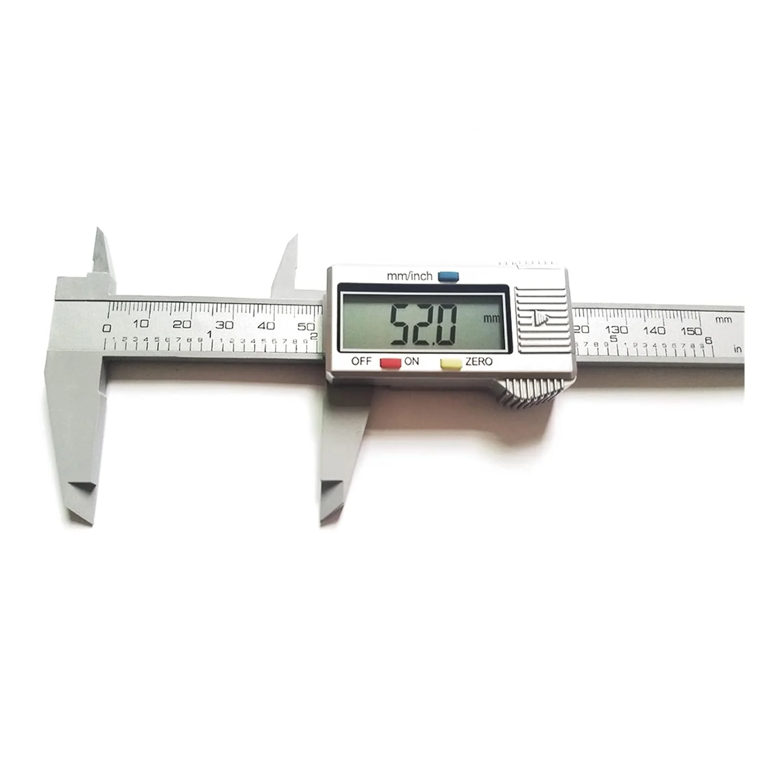 کولیس ورنیه دیجیتال 150 میلیمتری 6 اینچی LCD، ابزار اندازهگیری ارتفاع فیبر کربنی الکترونیکی، خطکش میکرومتر، مشکی جدید کولیس ورنیه دیجیتال 150 میلیمتری 6 اینچی LCD، ابزار اندازهگیری ارتفاع فیبر کربنی الکترونیکی، خطکش میکرومتر، مشکی جدید