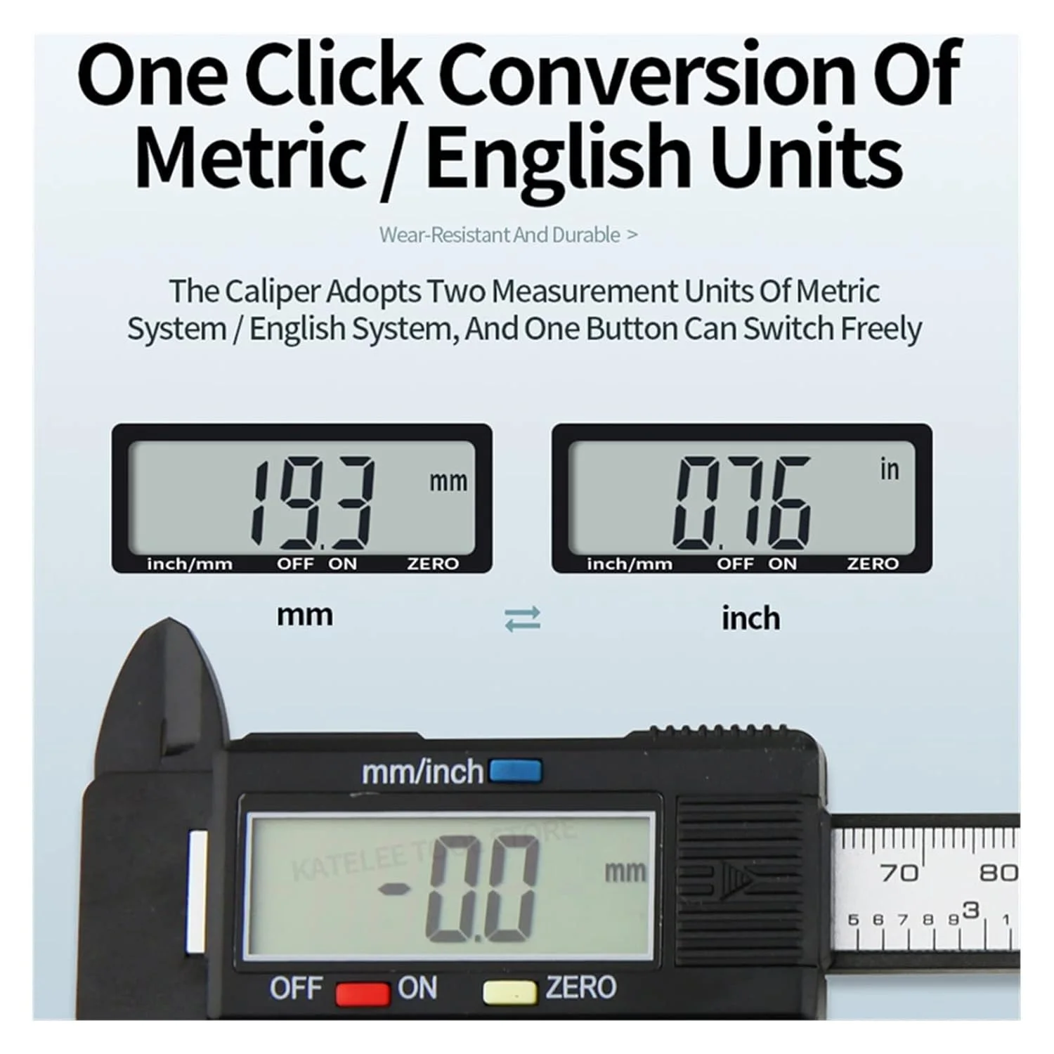 کولیس دیجیتال، کولیس دیجیتال فیبر کربنی ورنیه، ابزار اندازه گیری پلاستیکی الکترونیکی، میکرومتر، عمق سنج، ابزار اندازه گیری (کولیس مشکی 150)