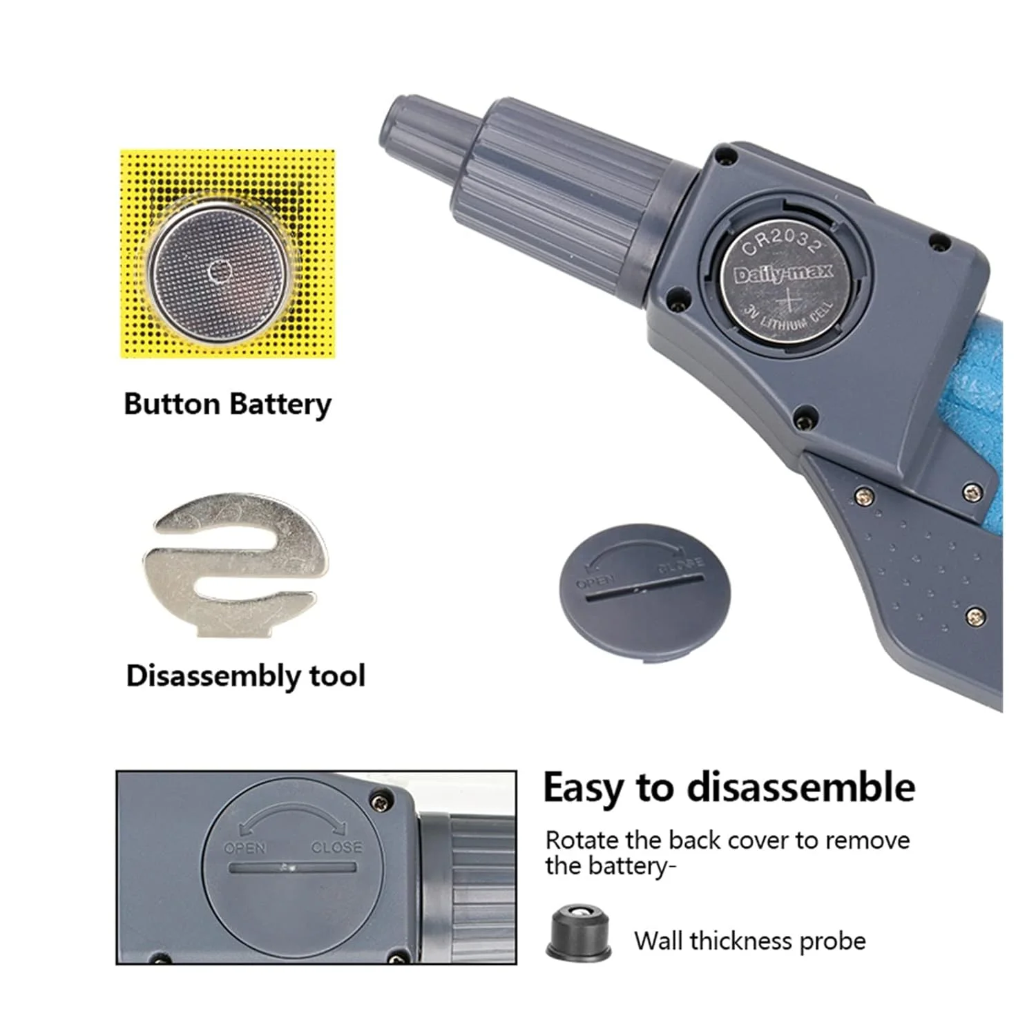 CENAP Caliper Electronic Outside Micrometer 0-25mm 25-50mm 50-75mm 75-100mm 0.001mm Measuring Instruments Tool Digital Caliper (Color : 0-25mm, Size : S) CENAP Caliper Electronic Outside Micrometer 0-25mm 25-50mm 50-75mm 75-100mm 0.001mm Measuring Instruments Tool Digital Caliper (Color : 0-25mm, Size : S)