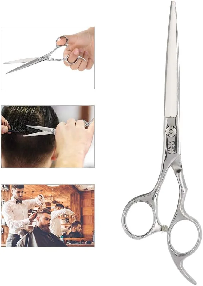 قیچی آرایشگری، ست قیچی مو، قیچی های حرفه ای کوتاهی مو، قیچی های باریک کننده، نماد آرایشگری برای سالن های خانوادگی، محافظت از آرایشگر، مقاومت در برابر تغییر شکل و خوردگی 2# قیچی آرایشگری، ست قیچی مو، قیچی های حرفه ای کوتاهی مو، قیچی های باریک کننده، نماد آرایشگری برای سالن های خانوادگی، محافظت از آرایشگر، مقاومت در برابر تغییر شکل و خوردگی 2#