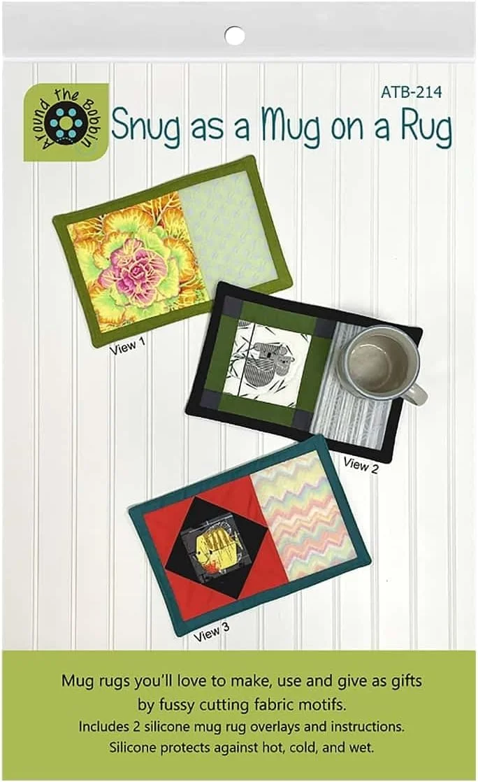 الگوی زیرلیوانی «به گرمی یک لیوان روی فرش» Around the Bobbin