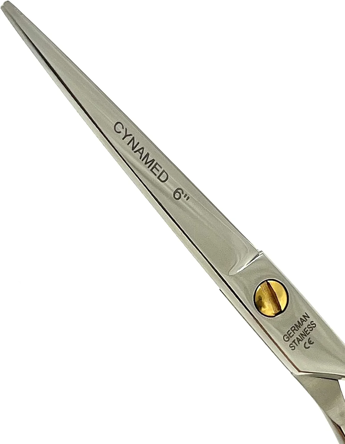قیچی آرایشگری حرفه ای آلمانی جدید با پرداخت پولیشی، سایز 6 اینچ CYNAMED، مشکی قیچی آرایشگری حرفه ای آلمانی جدید با پرداخت پولیشی، سایز 6 اینچ CYNAMED، مشکی
