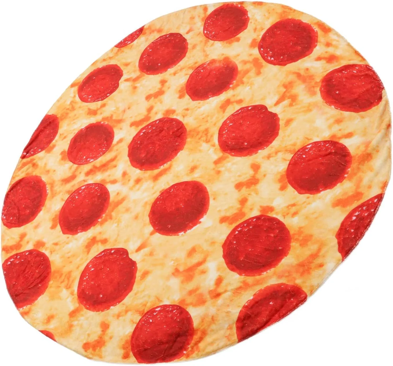 پتوی پیتزایی نرم و لطیف، گرم و راحت برای مبل، تخت و پیک نیک پتوی پیتزایی نرم و لطیف، گرم و راحت برای مبل، تخت و پیک نیک