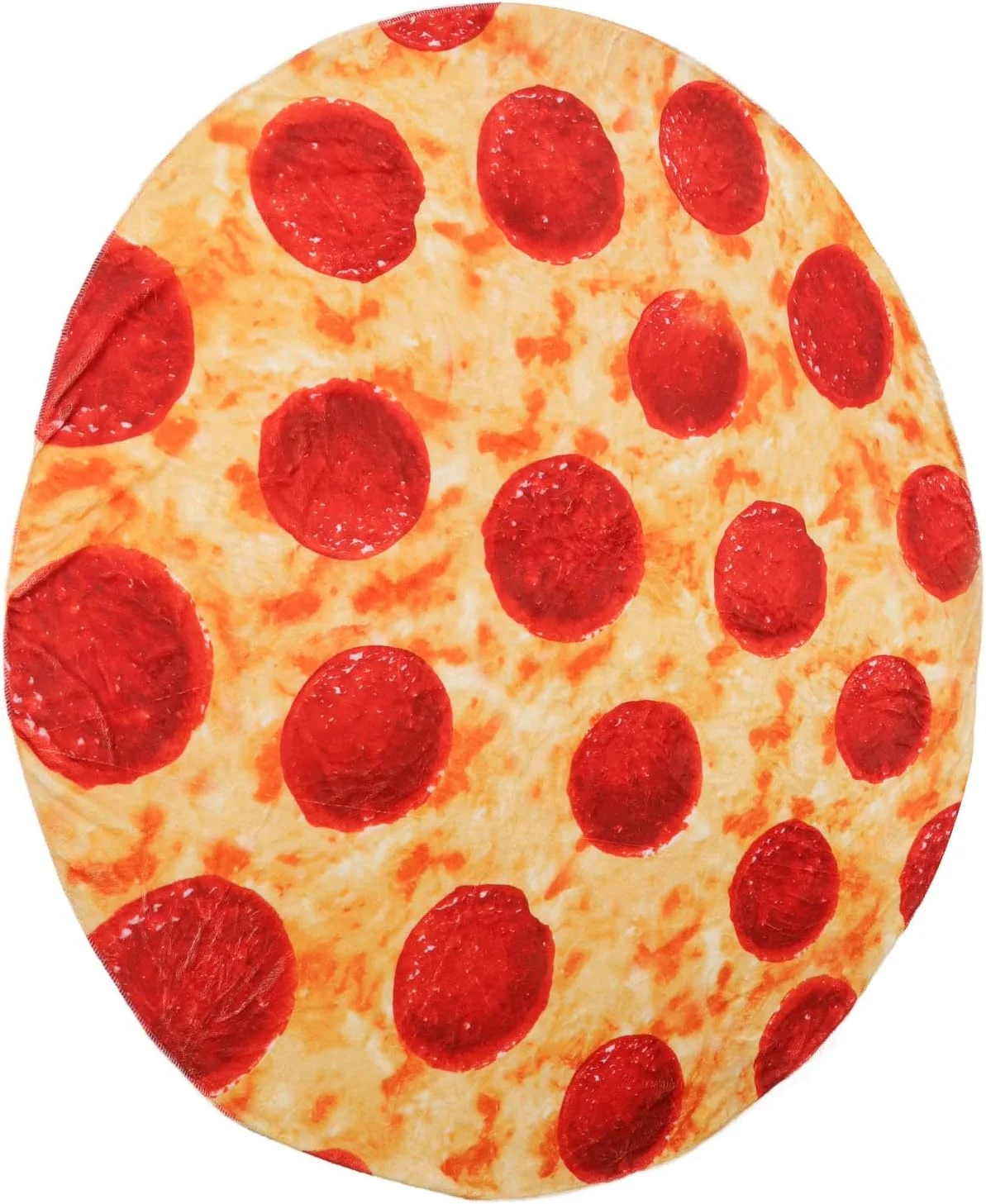 پتوی پیتزایی نرم و لطیف، گرم و راحت برای مبل، تخت و پیک نیک پتوی پیتزایی نرم و لطیف، گرم و راحت برای مبل، تخت و پیک نیک