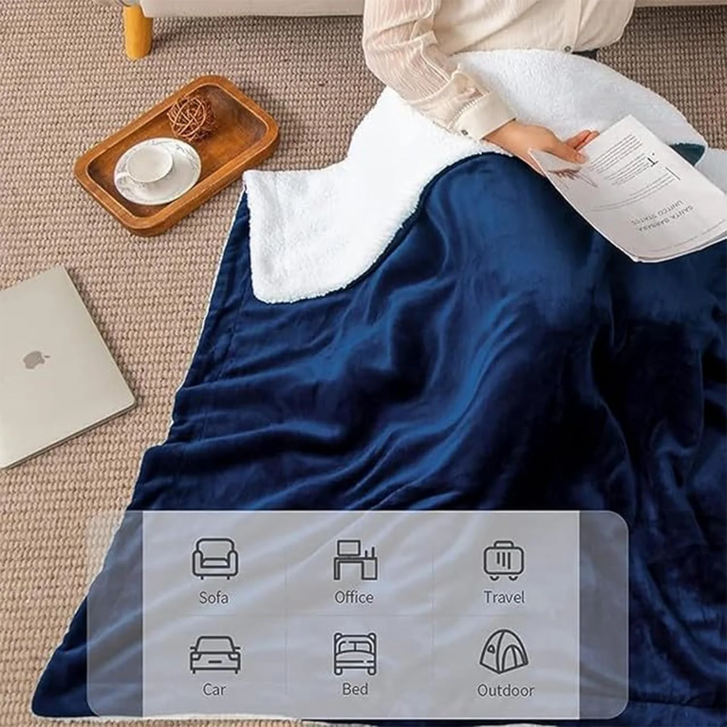 پتوی شرپا یانک پلی استر میکرو مینک مناسب تابستان/زمستان معتدل/زمستان سنگین، فوق العاده نرم، فلانل ساده/تک رنگ (150x200، رنگ ترکیبی) (200x220) پتوی شرپا یانک پلی استر میکرو مینک مناسب تابستان/زمستان معتدل/زمستان سنگین، فوق العاده نرم، فلانل ساده/تک رنگ (150x200، رنگ ترکیبی) (200x220)