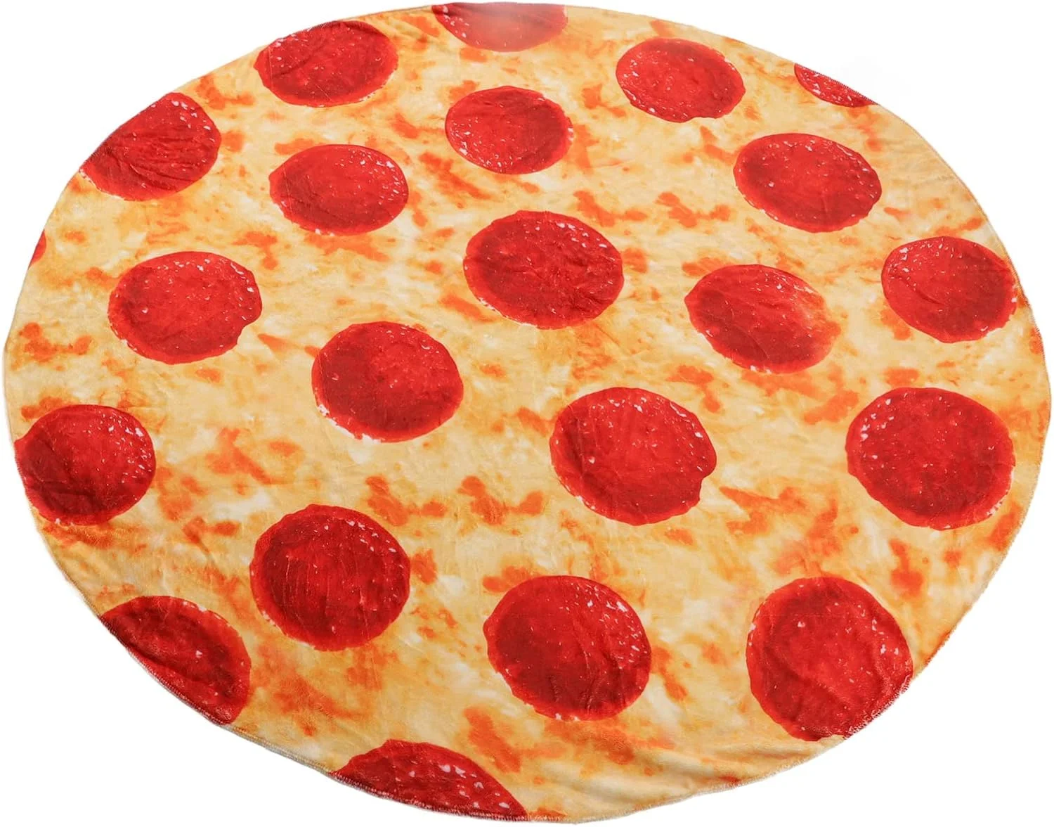 پتوی پیتزایی نرم و لطیف، گرم و راحت برای مبل، تخت و پیک نیک پتوی پیتزایی نرم و لطیف، گرم و راحت برای مبل، تخت و پیک نیک