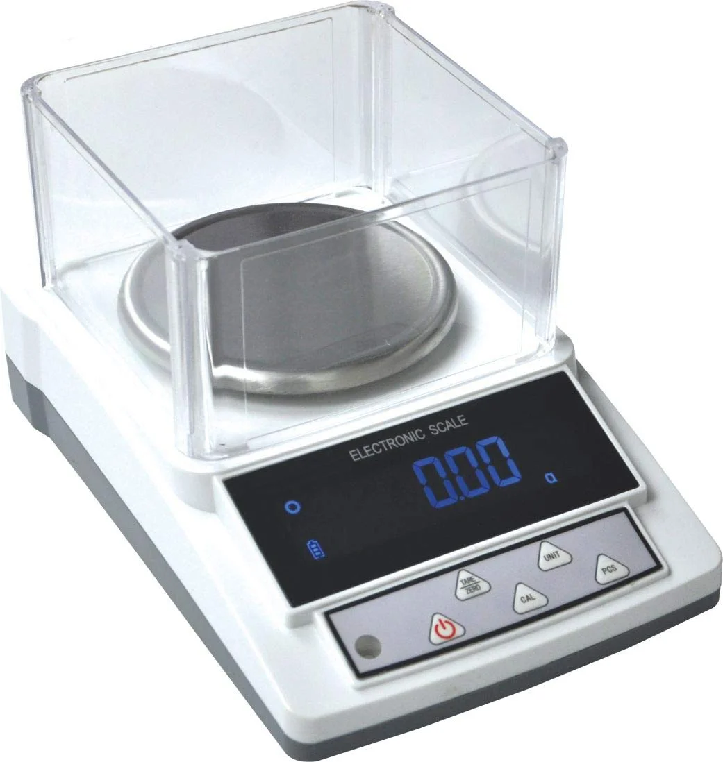 ترازوی آزمایشگاهی دقیق WRQzxcv، ترازوی دیجیتال، ترازوی دقیق آزمایشگاهی الکترونیکی، ترازوی جواهرات، ترازوی آشپزخانه، ابزار دقیق کالیبره شده (300 گرم، 0.01 گرم)(1000 گرم)