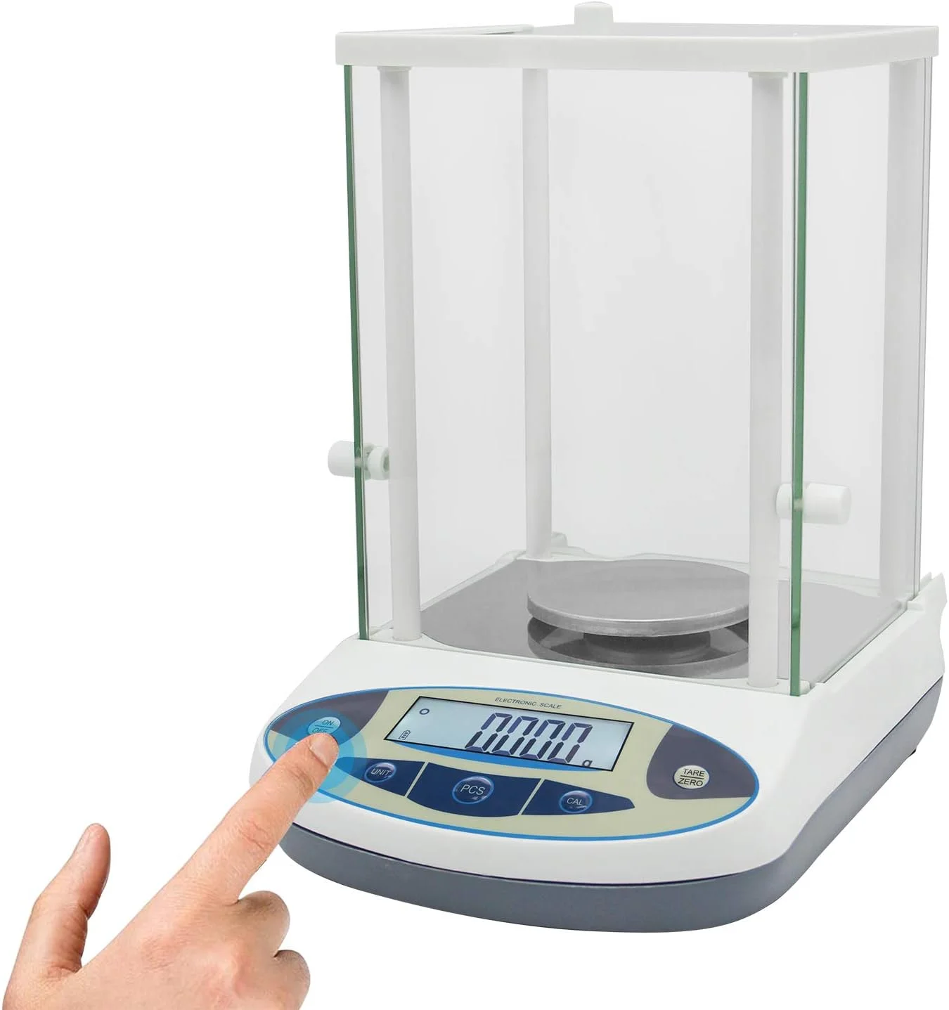 ترازوی دیجیتال آزمایشگاهی OXPMFY با دقت بالا 0.001 گرم، ترازوی جواهرات، ترازوی تحلیلی آزمایشگاهی، ابزار دقیق برای آزمایشگاه، داروخانه، مدرسه