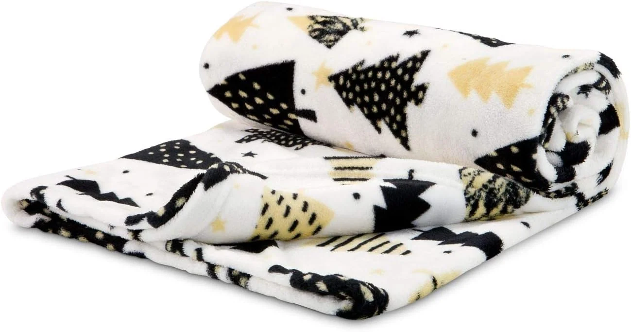 پتوی نرم و لطیف Römer Wellness، جنس 100% پلی استر، پشم فلانل، طلایی، 30 x 17 x 10 سانتی متر