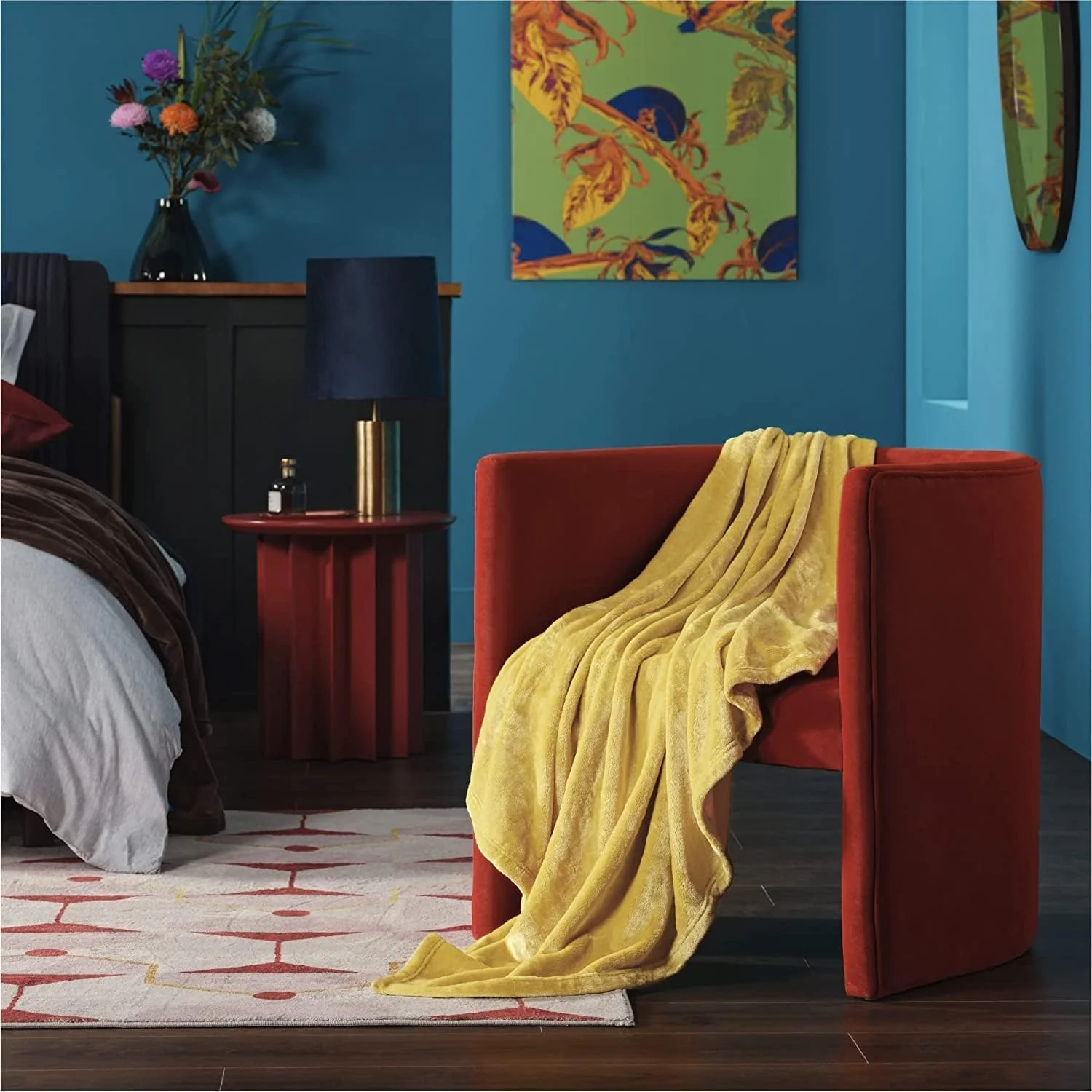 پتو سایز کینگ پیر دونا مناسب تخت - پتو پشمی نرم و سبک مناسب مبل، ابعاد 220x200 سانتی متر (زرد) پتو سایز کینگ پیر دونا مناسب تخت - پتو پشمی نرم و سبک مناسب مبل، ابعاد 220x200 سانتی متر (زرد)